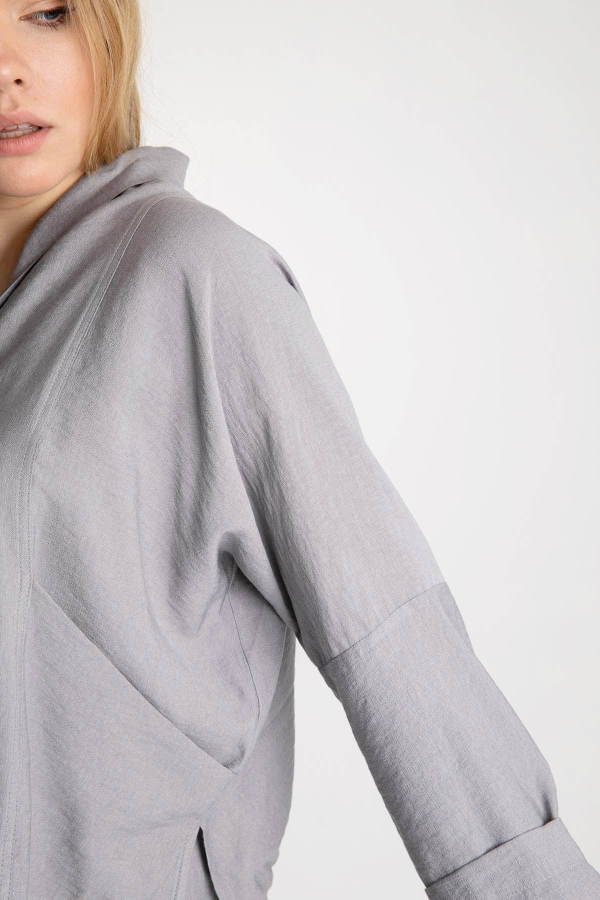 Crea Concept Belden Büzgü Bağlamalı Ceket-Libas Trendy Fashion Store