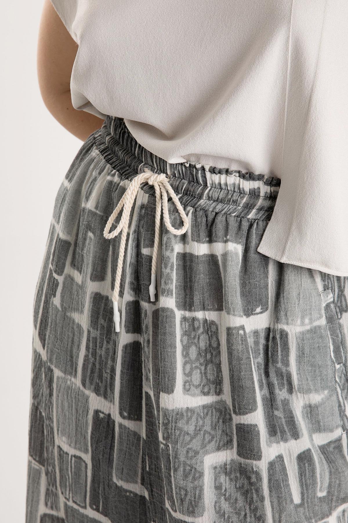 Crea Concept Beli Lastikli Paça Detaylı Pantolon-Libas Trendy Fashion Store