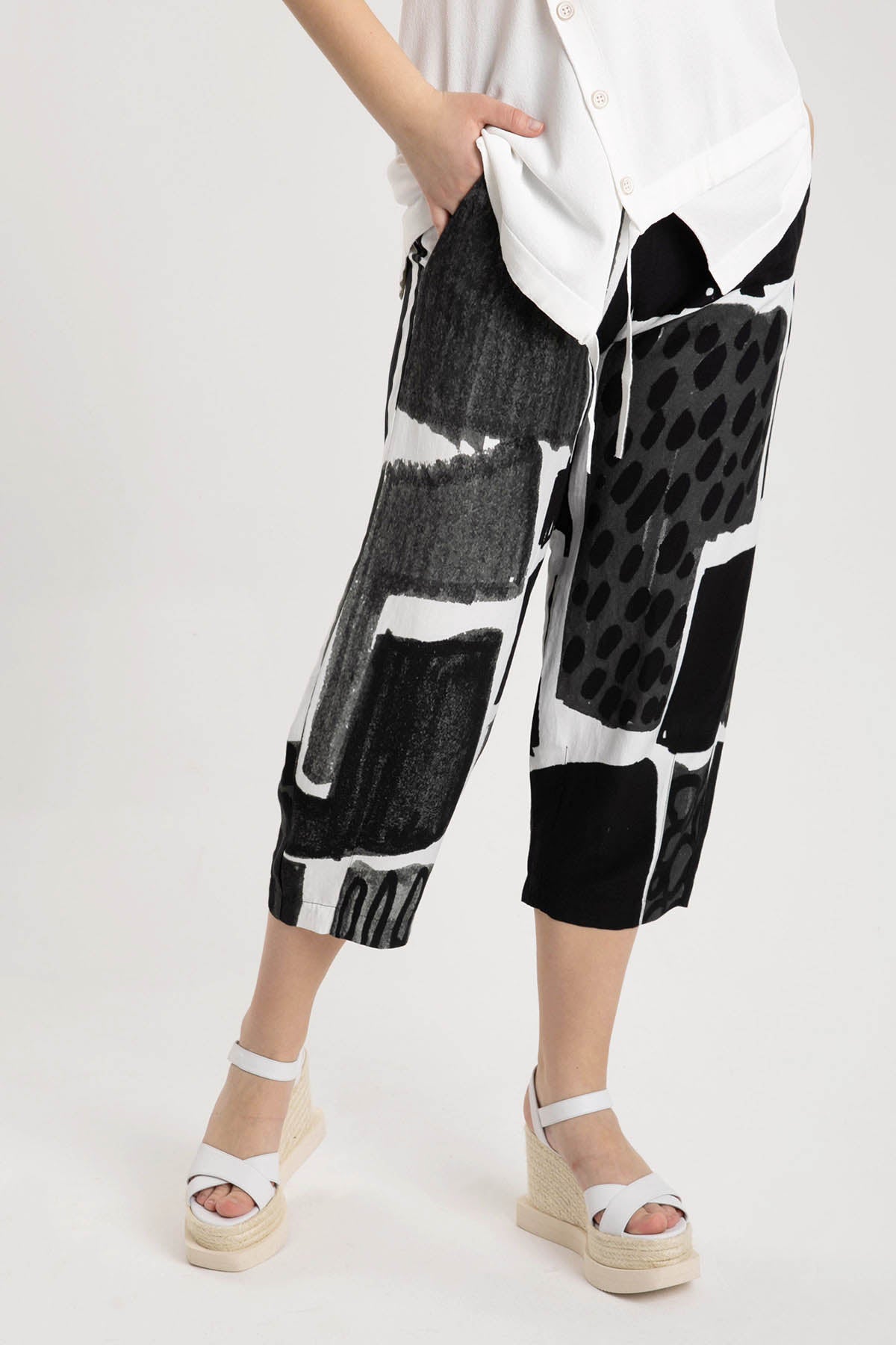 Crea Concept Yüksek Bel Crop Pantolon-Libas Trendy Fashion Store