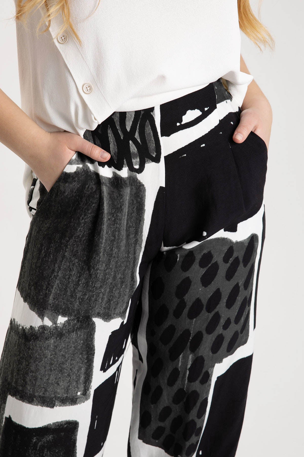 Crea Concept Yüksek Bel Crop Pantolon-Libas Trendy Fashion Store