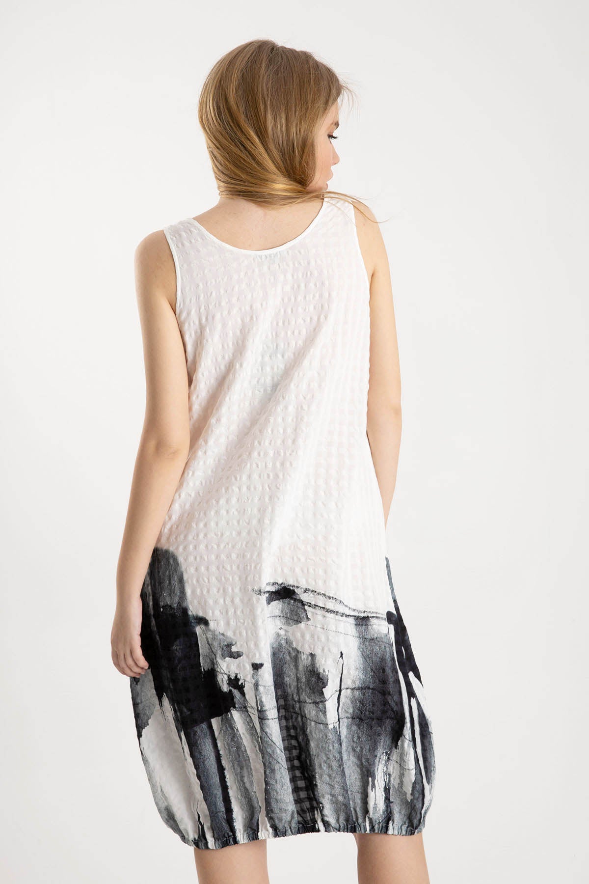 Crea Concept Fermuarlı Derin Yuvarlak Yaka Elbise-Libas Trendy Fashion Store