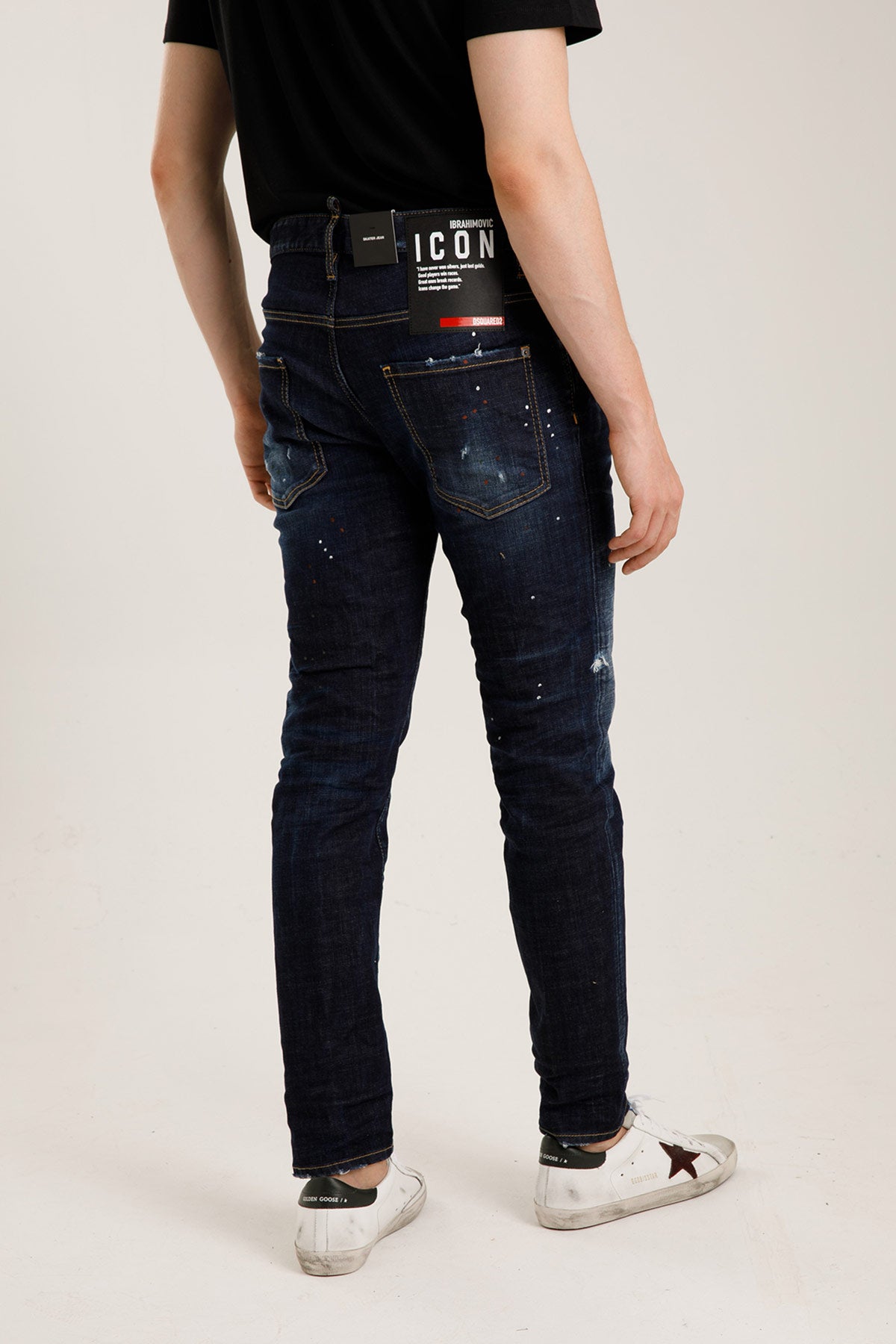 Dsquared Ibrahimovic Icon Skater Jeans-Libas Trendy Fashion Store