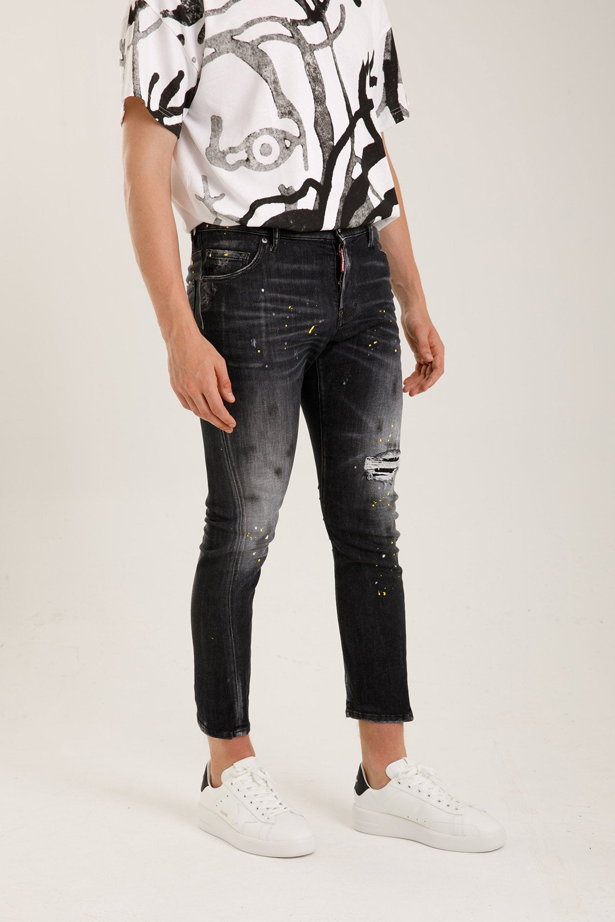 Dsquared Sexy Twist Yırtık Detaylı Jeans-Libas Trendy Fashion Store