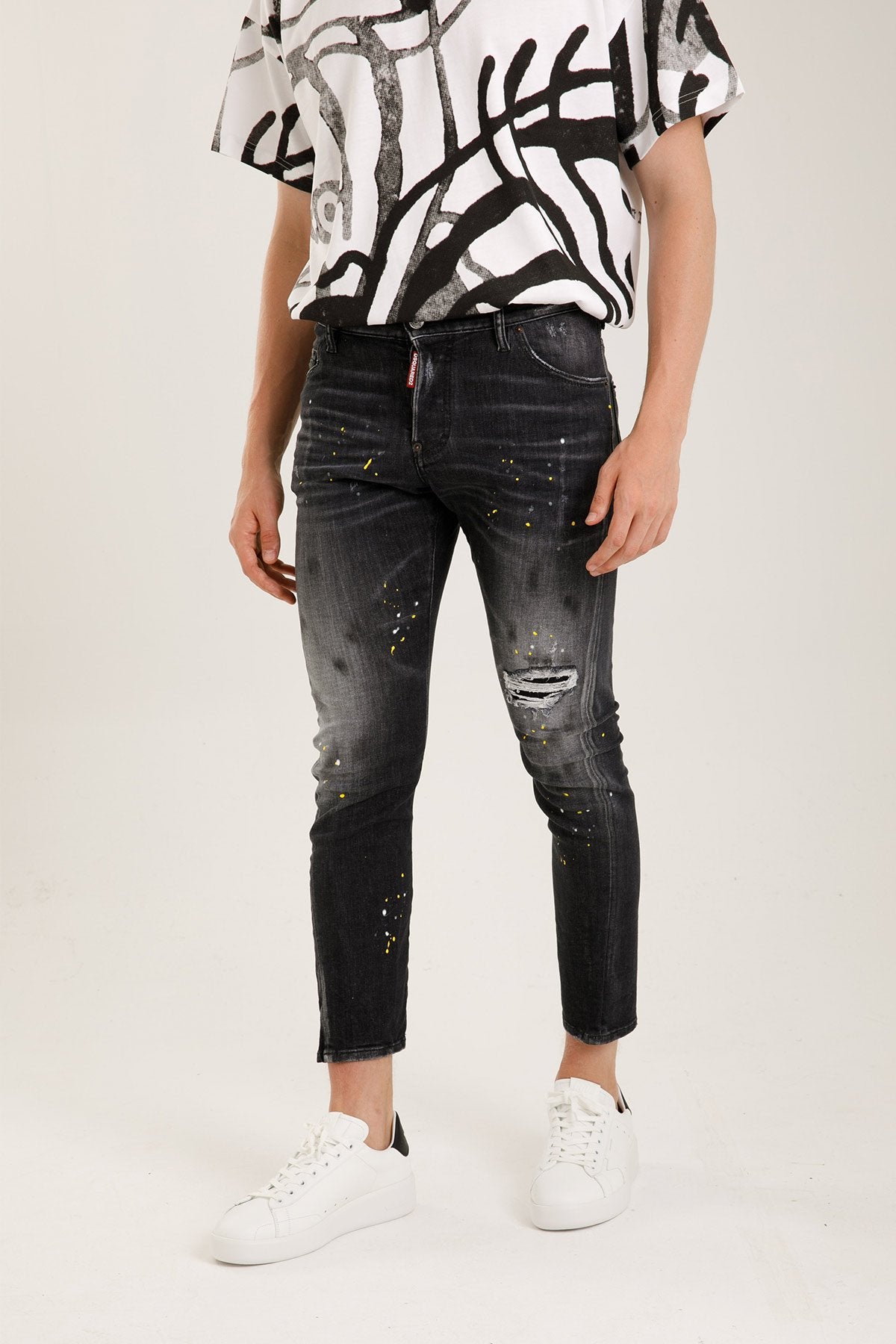 Dsquared Sexy Twist Yırtık Detaylı Jeans-Libas Trendy Fashion Store
