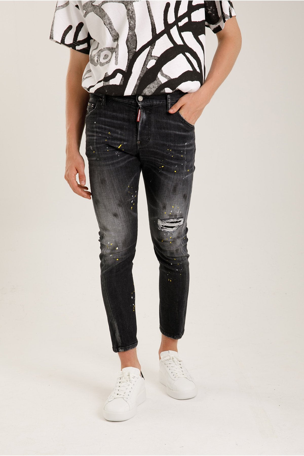 Dsquared Sexy Twist Yırtık Detaylı Jeans-Libas Trendy Fashion Store