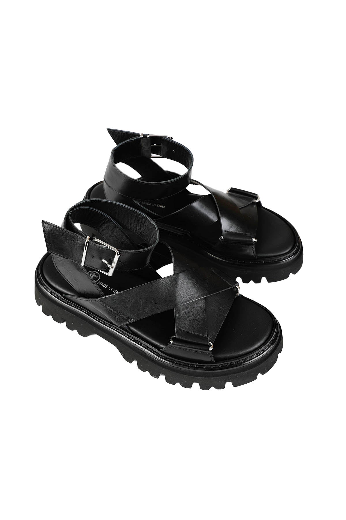 Fruit Extralight Çapraz Bantlı Deri Sandalet-Libas Trendy Fashion Store