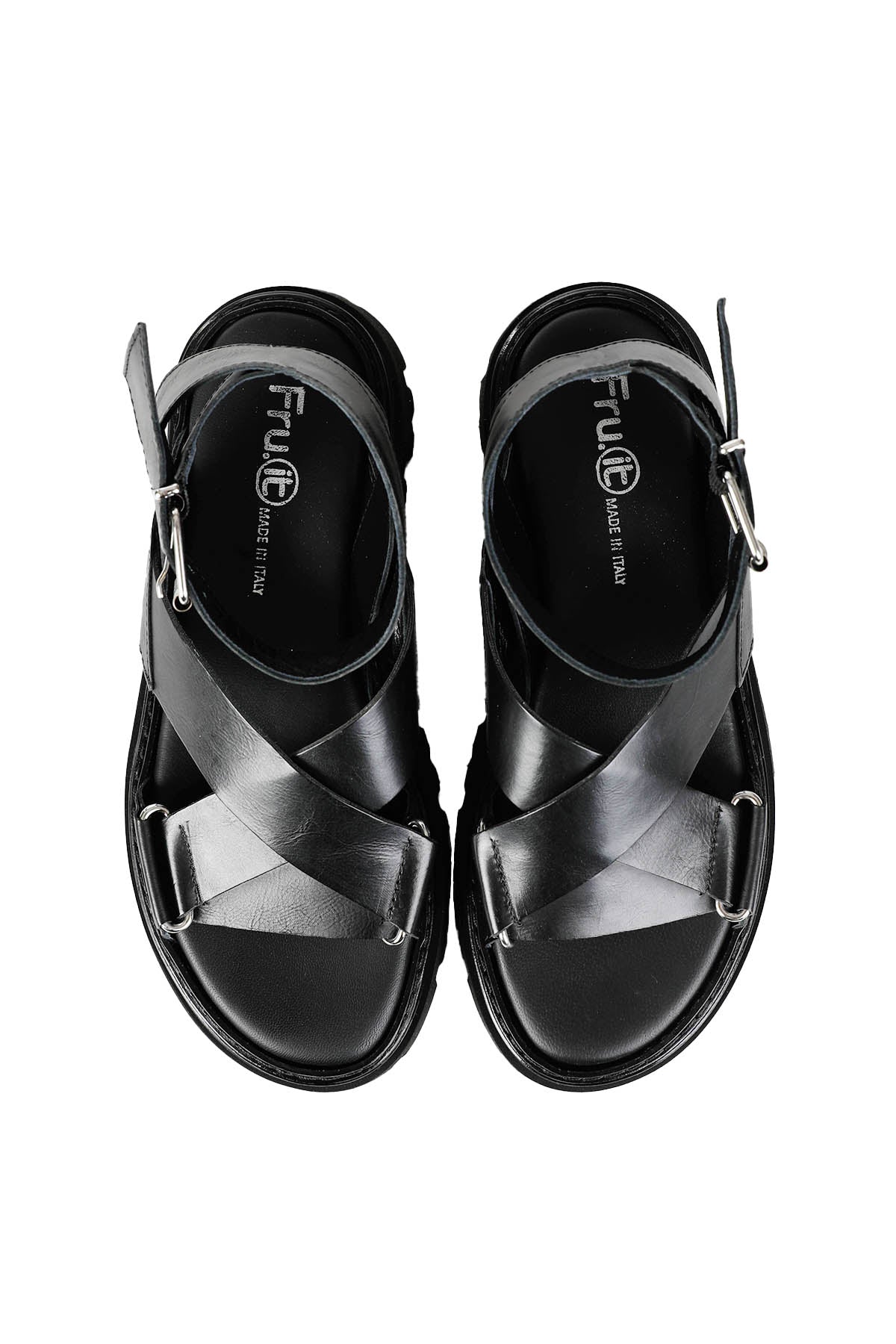 Fruit Extralight Çapraz Bantlı Deri Sandalet-Libas Trendy Fashion Store