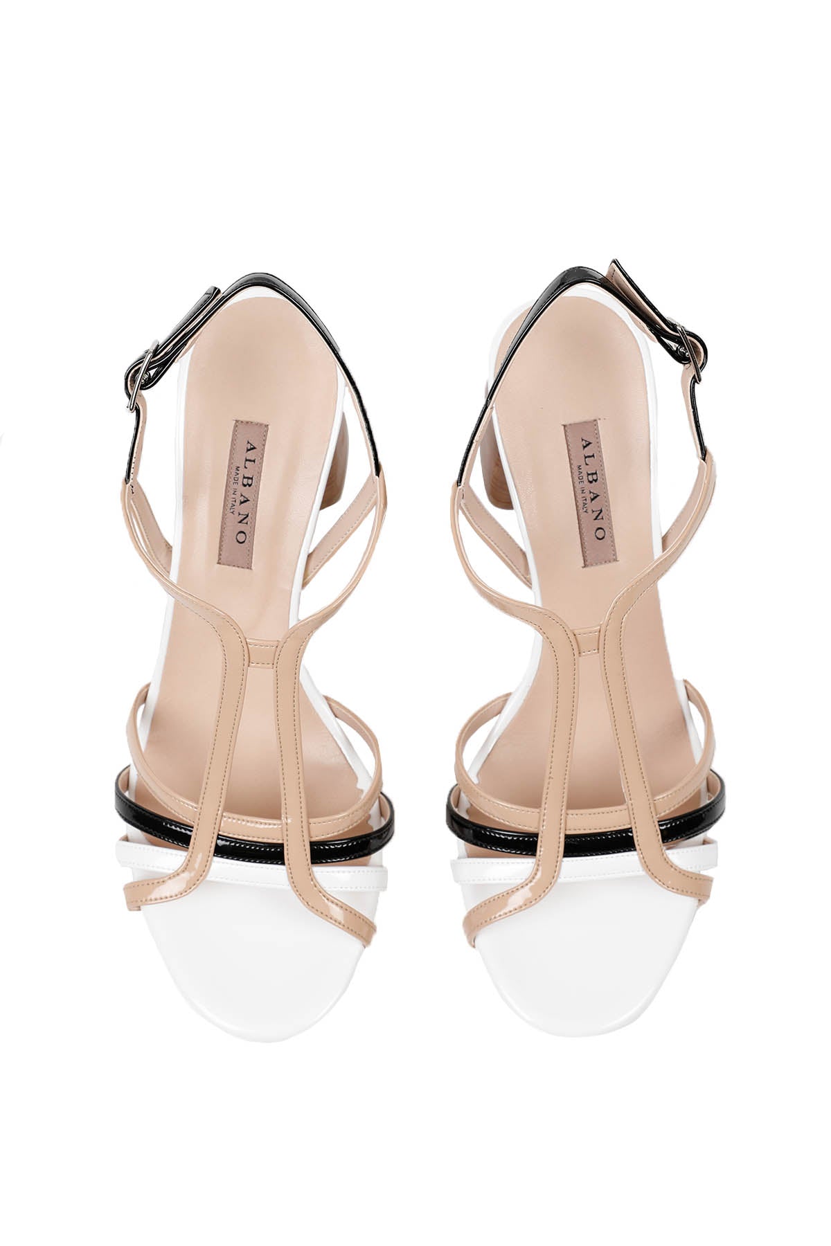Albano Topuklu Deri Sandalet-Libas Trendy Fashion Store