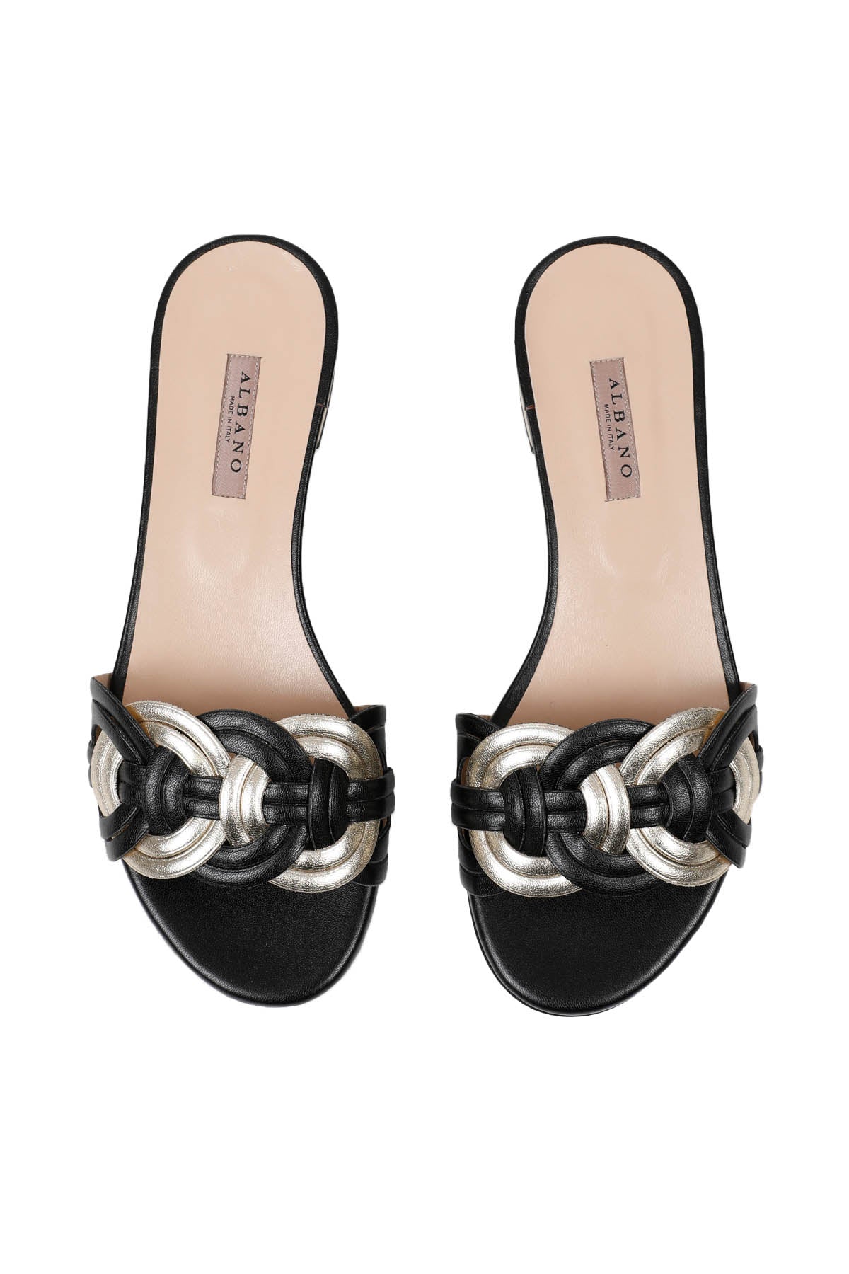 Albano Deri Örgü Terlik-Libas Trendy Fashion Store