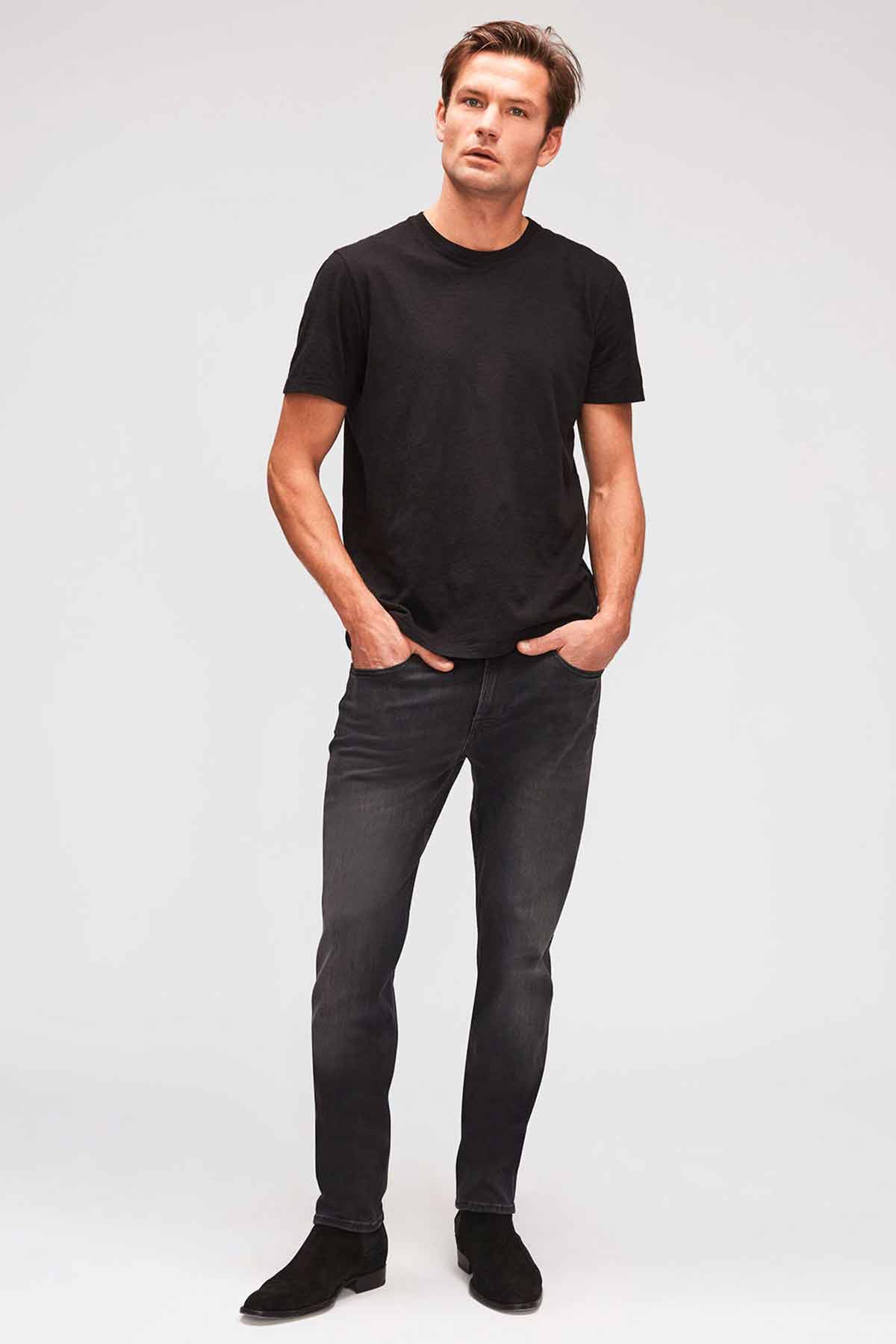 7 For All Mankind Yuvarlak Yaka Basic T-shirt-Libas Trendy Fashion Store