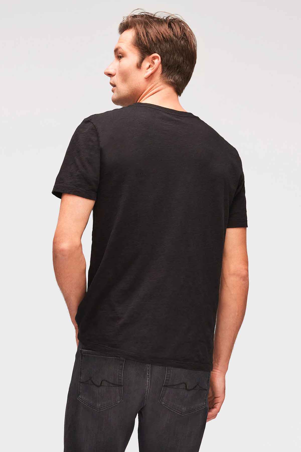 7 For All Mankind Yuvarlak Yaka Basic T-shirt-Libas Trendy Fashion Store