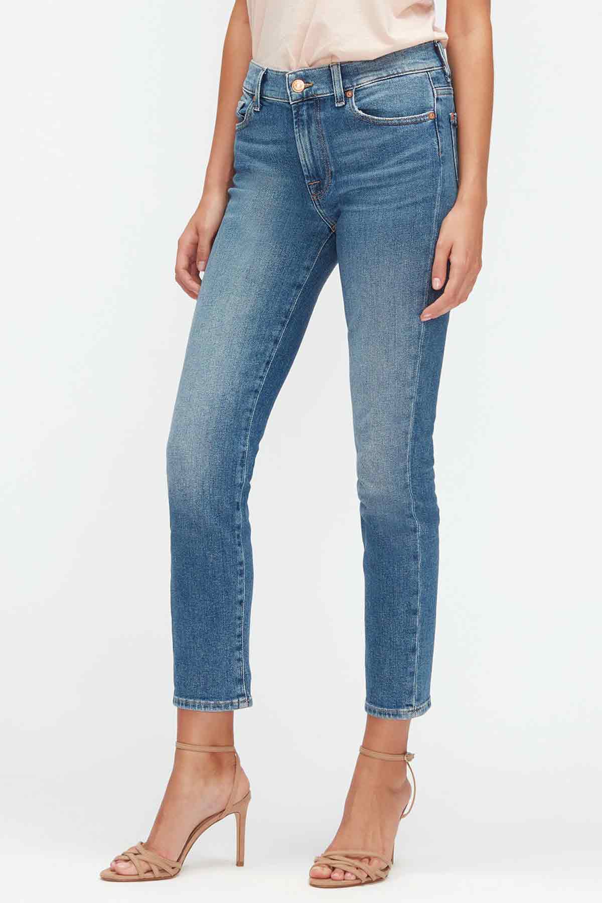 7 For All Mankind Roxanne Ankle Slim Fit Jeans-Libas Trendy Fashion Store