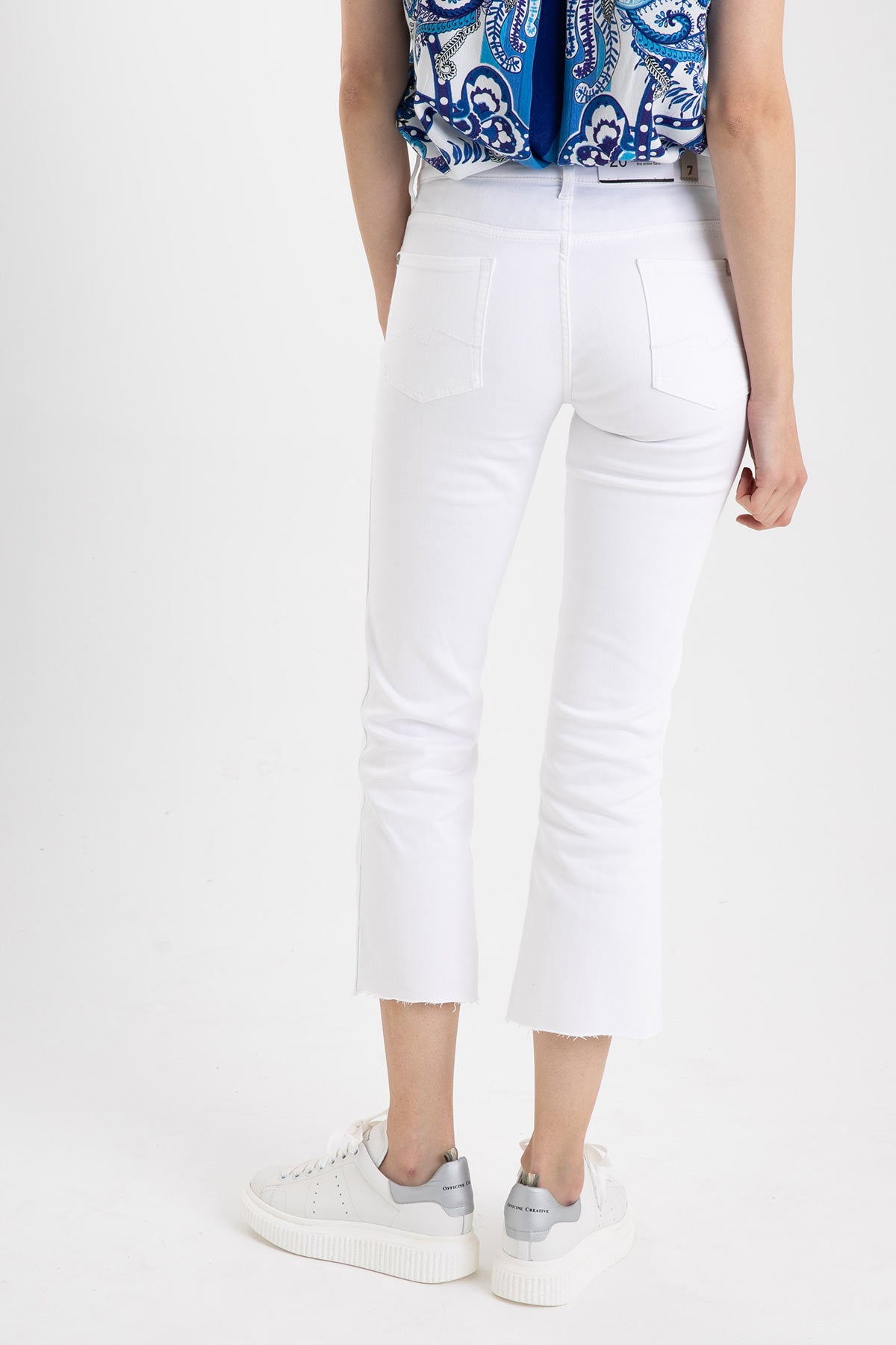 7 For All Mankind Cropped Boot The Ankle Flare Jeans-Libas Trendy Fashion Store
