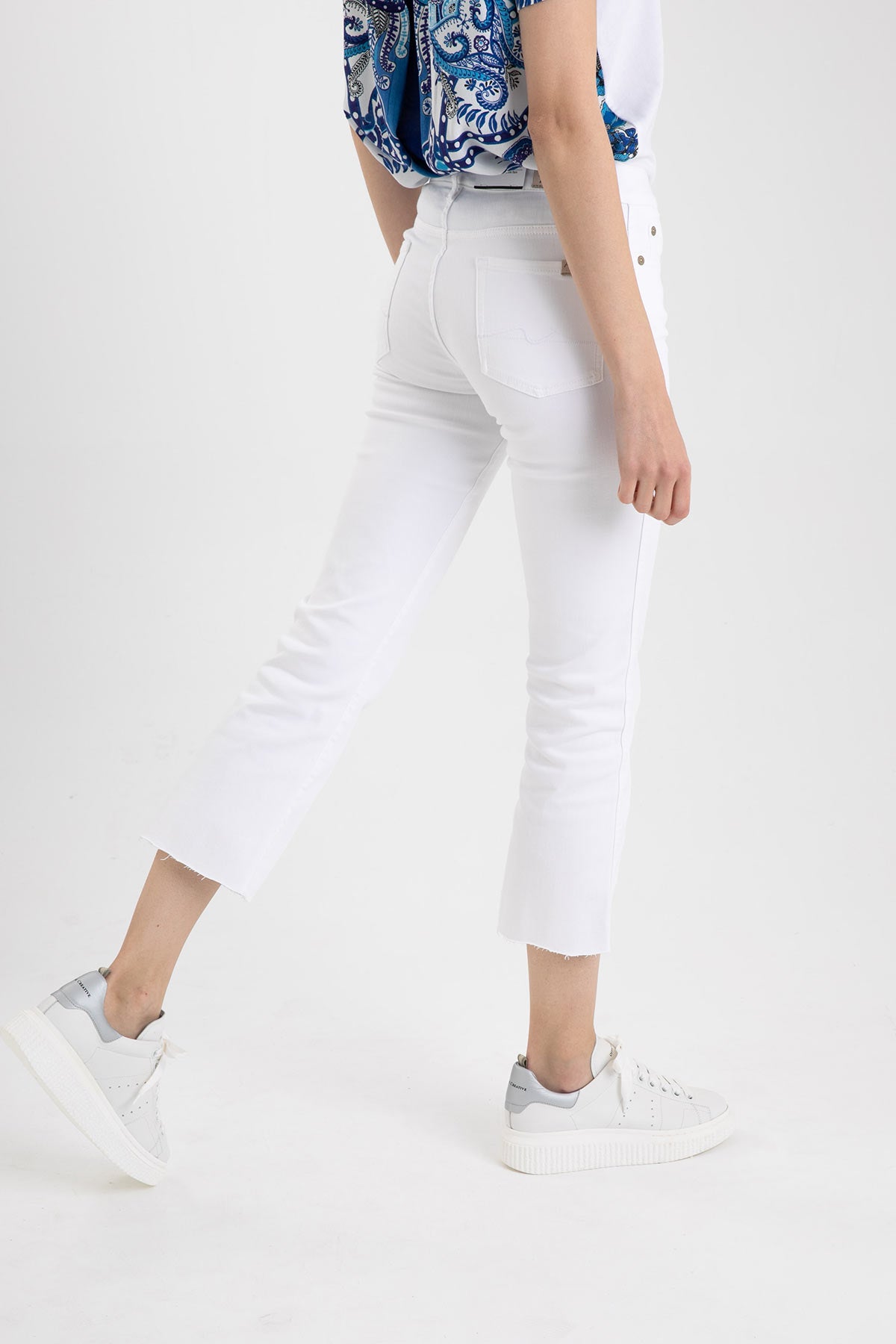 7 For All Mankind Cropped Boot The Ankle Flare Jeans-Libas Trendy Fashion Store