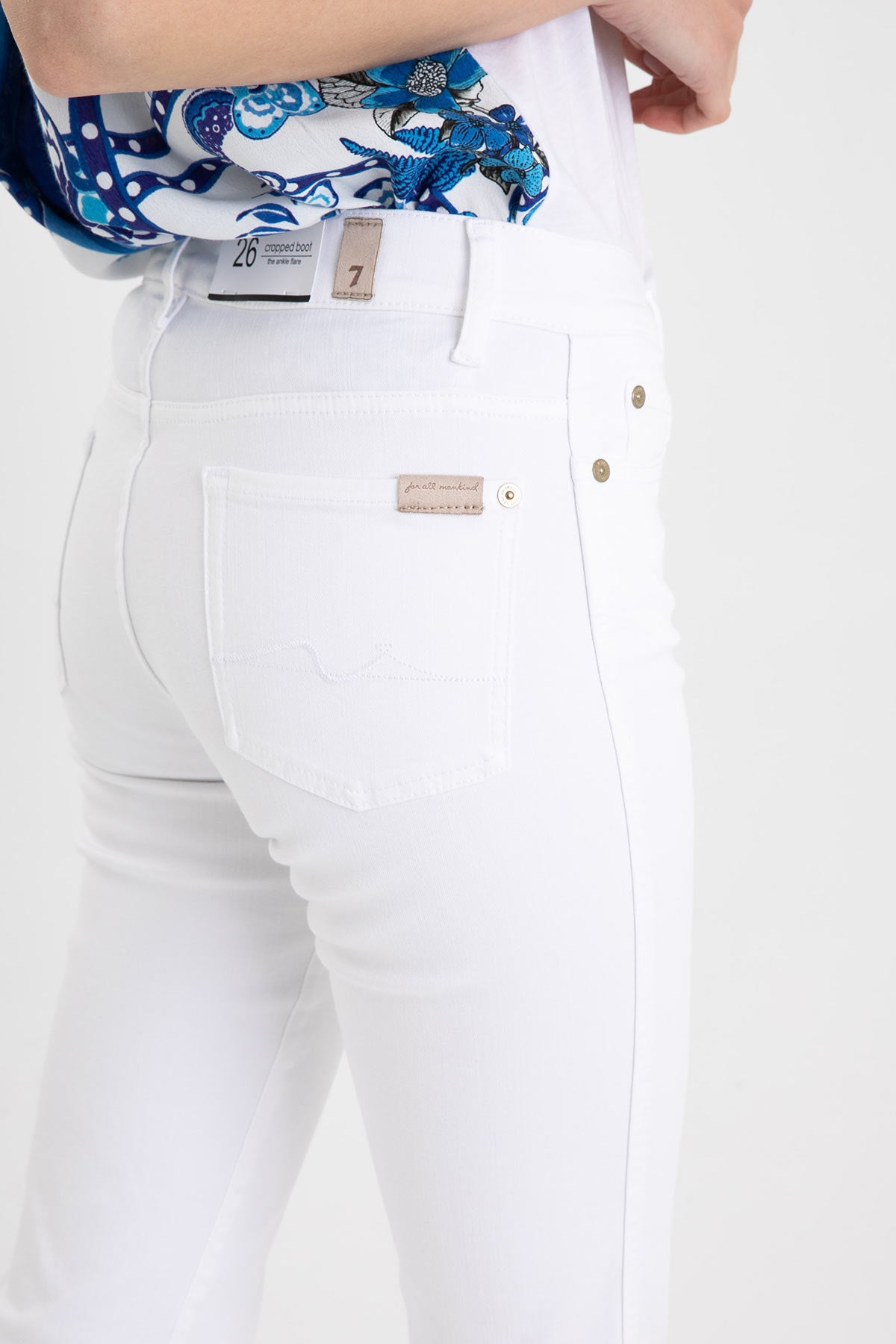 7 For All Mankind Cropped Boot The Ankle Flare Jeans-Libas Trendy Fashion Store