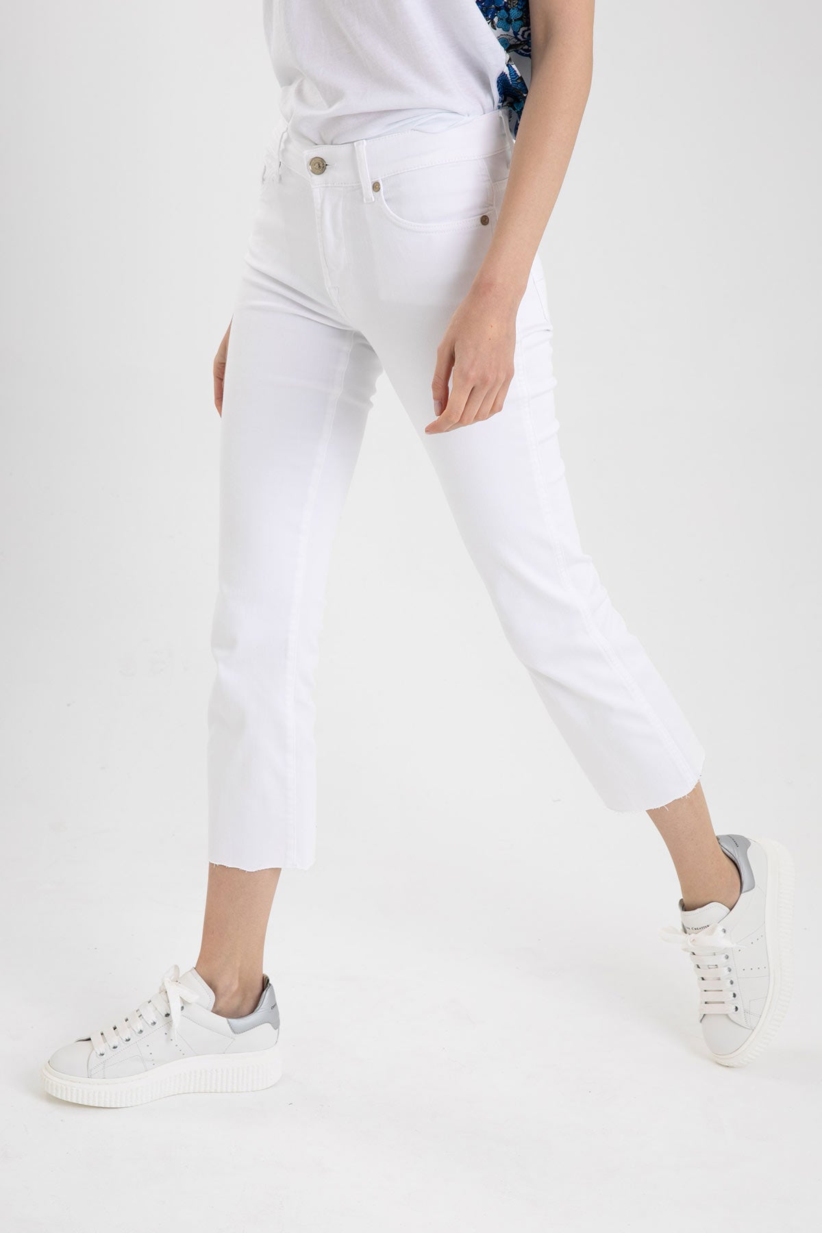 7 For All Mankind Cropped Boot The Ankle Flare Jeans-Libas Trendy Fashion Store