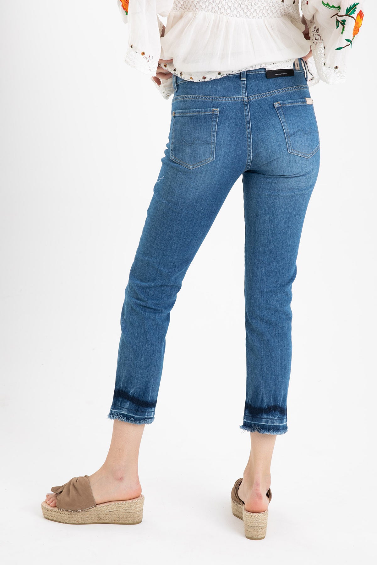 7 For All Mankind Roxanne Ankle Slim Fit Jeans-Libas Trendy Fashion Store