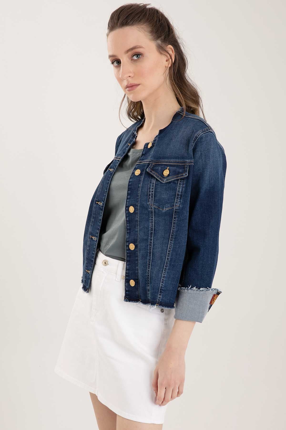 7 For All Mankind B Air Streç Jean Ceket-Libas Trendy Fashion Store