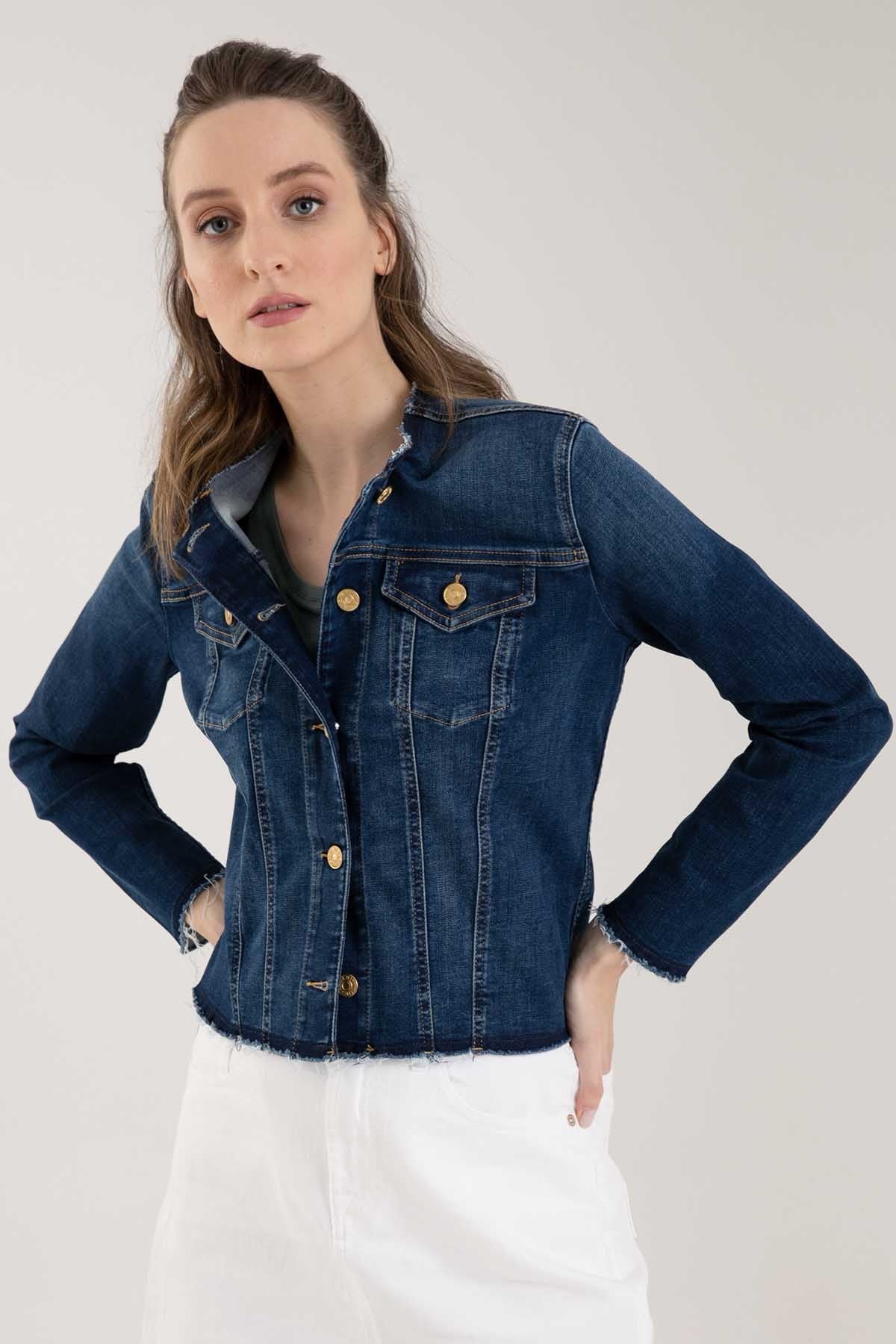 7 For All Mankind B Air Streç Jean Ceket-Libas Trendy Fashion Store