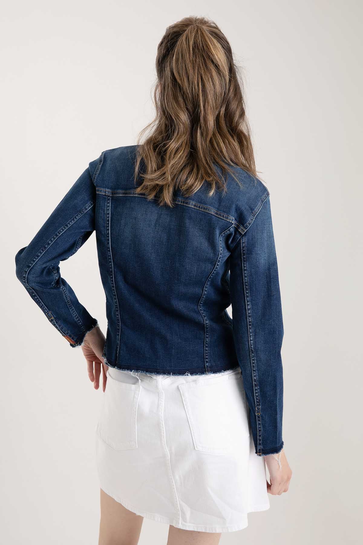 7 For All Mankind B Air Streç Jean Ceket-Libas Trendy Fashion Store