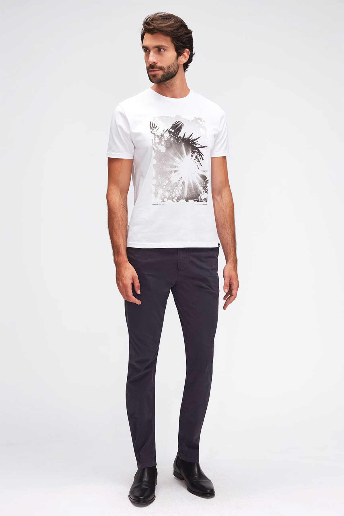 7 For All Mankind Yuvarlak Yaka T-shirt-Libas Trendy Fashion Store