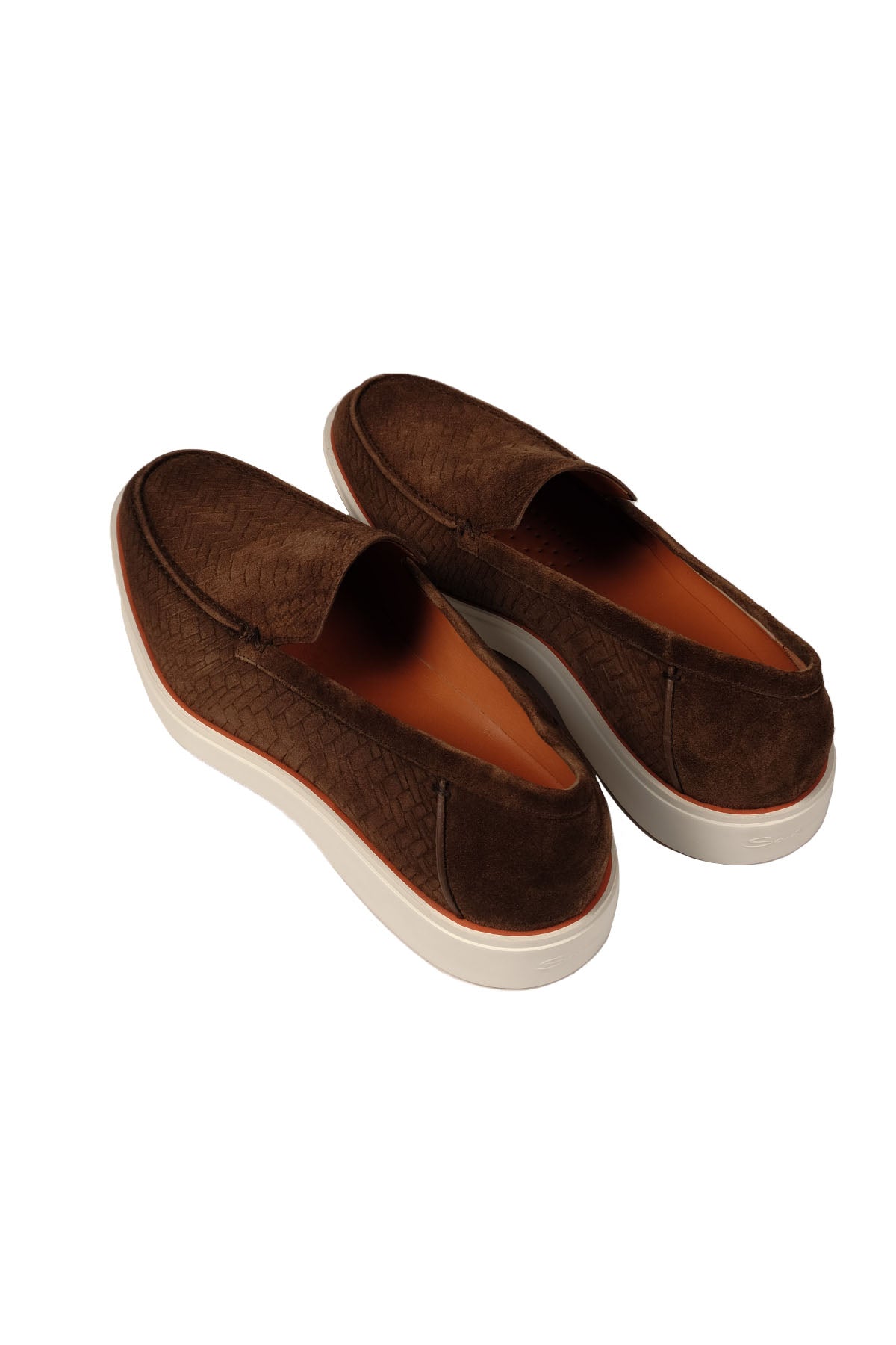 Santoni Örgü Süet Loafer Ayakkabı-Libas Trendy Fashion Store