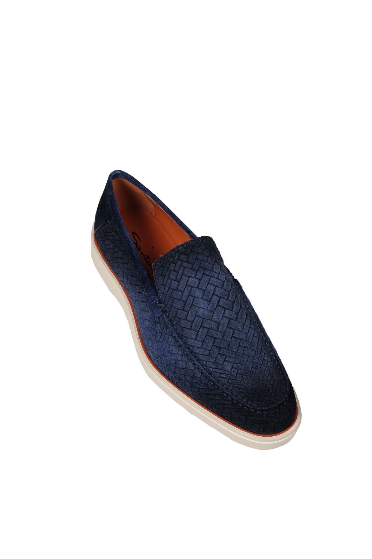 Santoni Örgü Süet Loafer Ayakkabı-Libas Trendy Fashion Store
