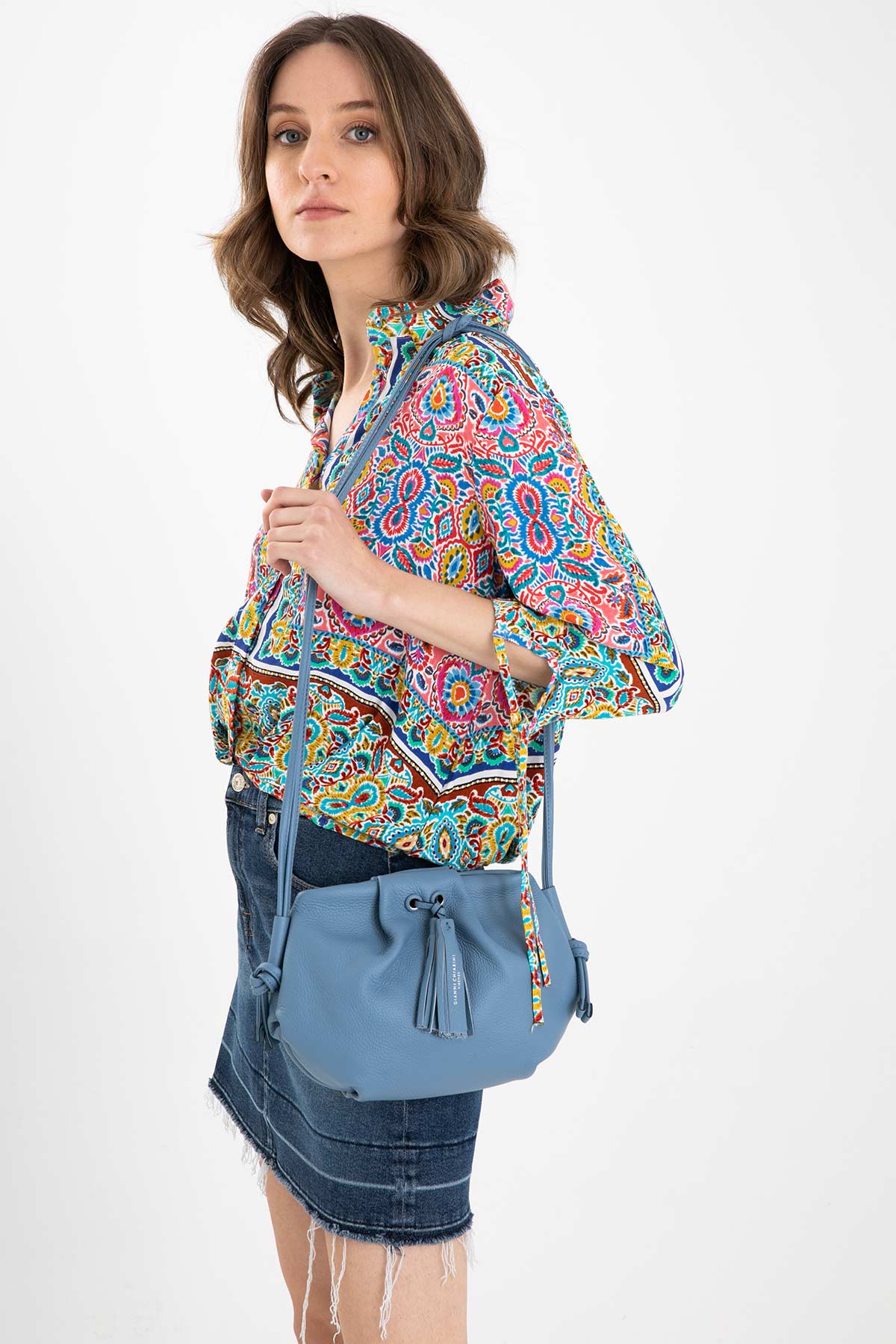 Gianni Chiarini Flora Deri Çanta-Libas Trendy Fashion Store