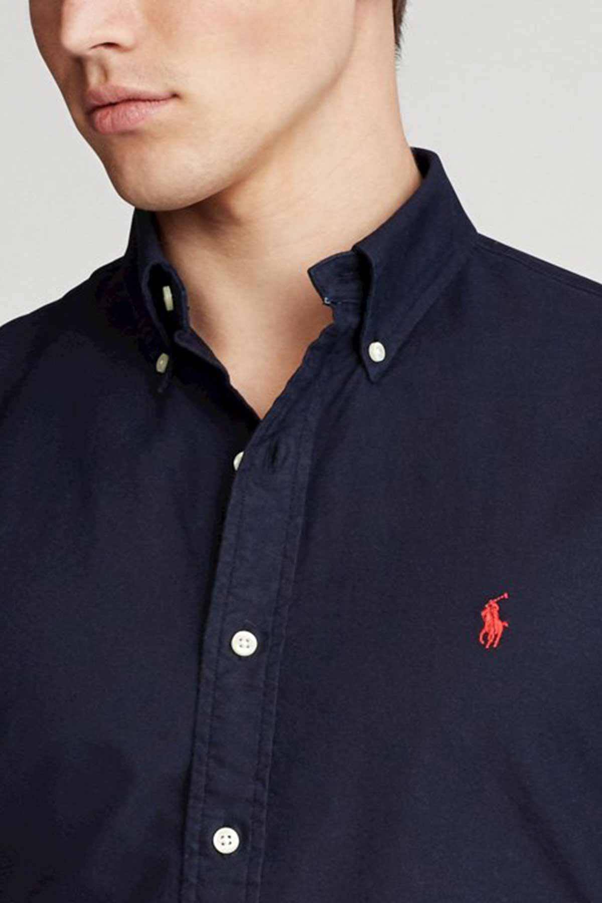 Polo Ralph Lauren Custom Fit Yıkamalı Oxford Gömlek-Libas Trendy Fashion Store