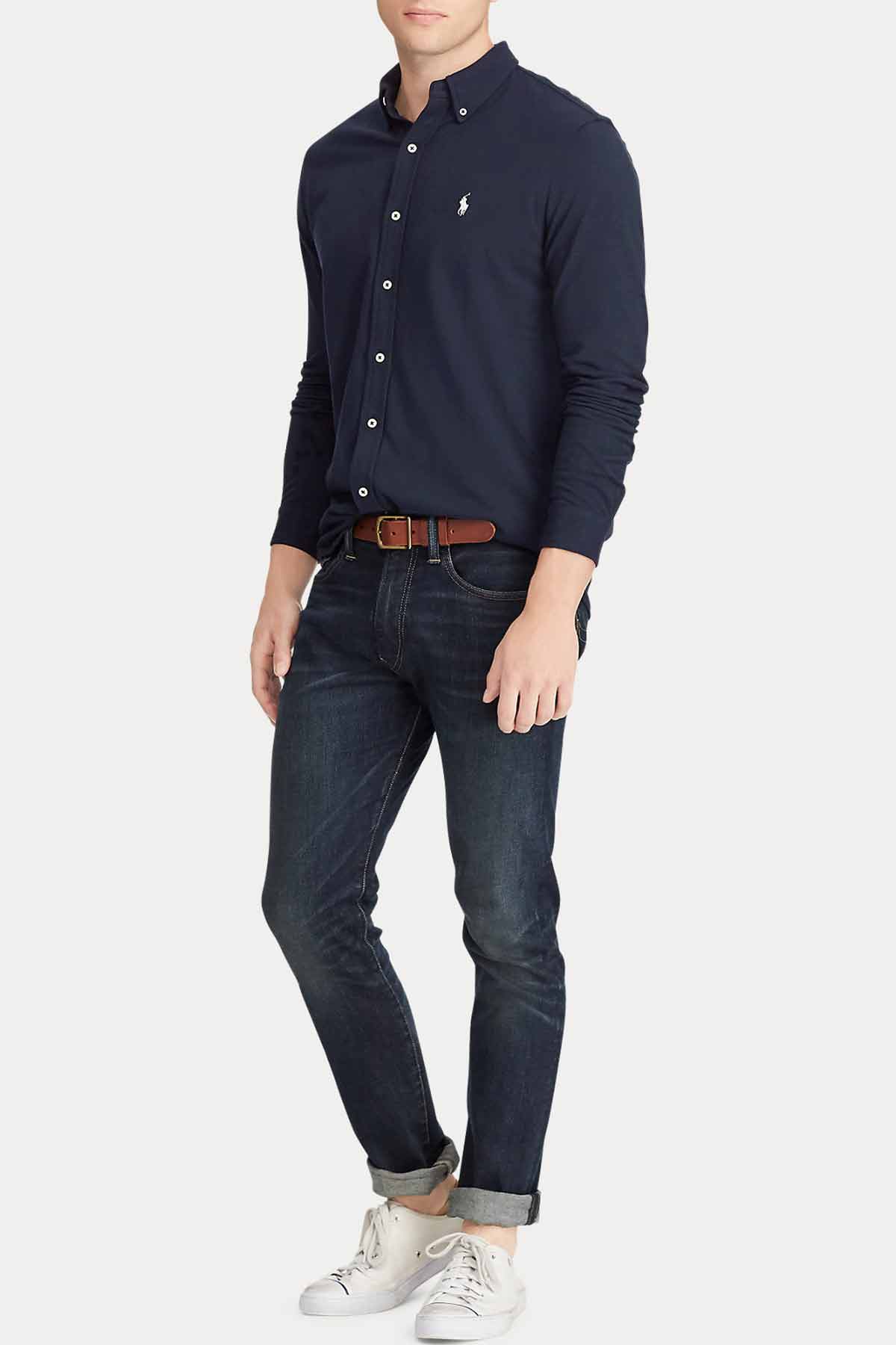 Polo Ralph Lauren Custom Fit Featherweight Mesh Gömlek-Libas Trendy Fashion Store