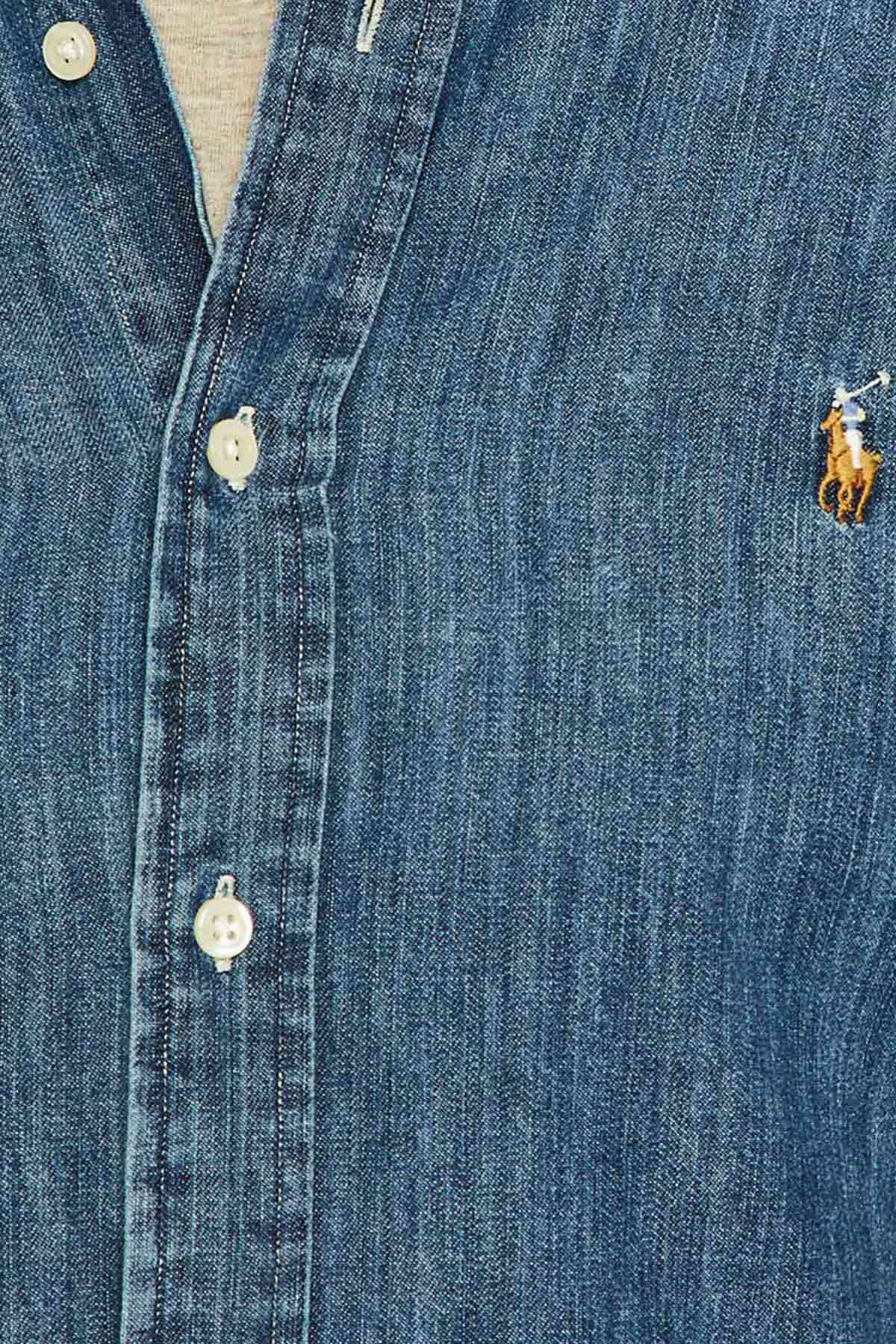 Polo Ralph Lauren Slim Fit Denim Gömlek-Libas Trendy Fashion Store