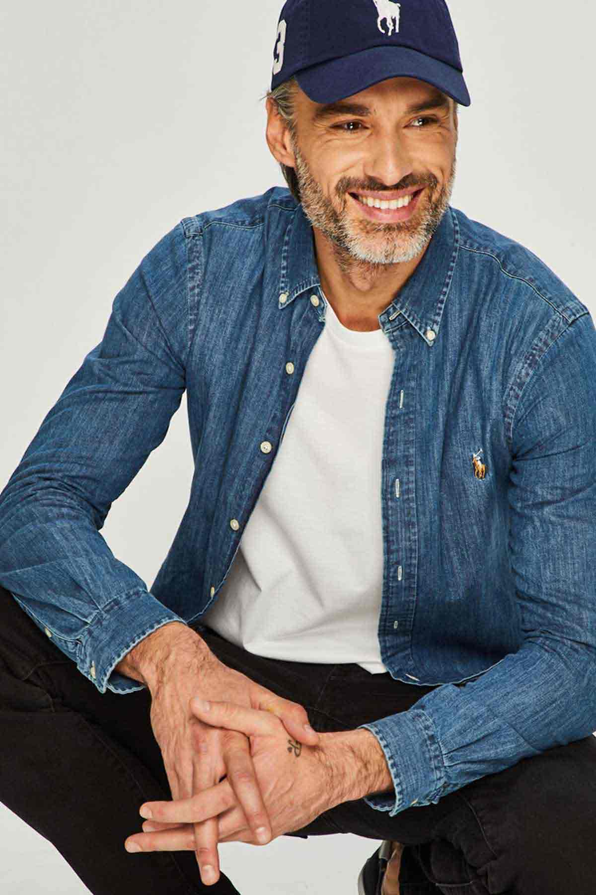 Polo Ralph Lauren Slim Fit Denim Gömlek-Libas Trendy Fashion Store