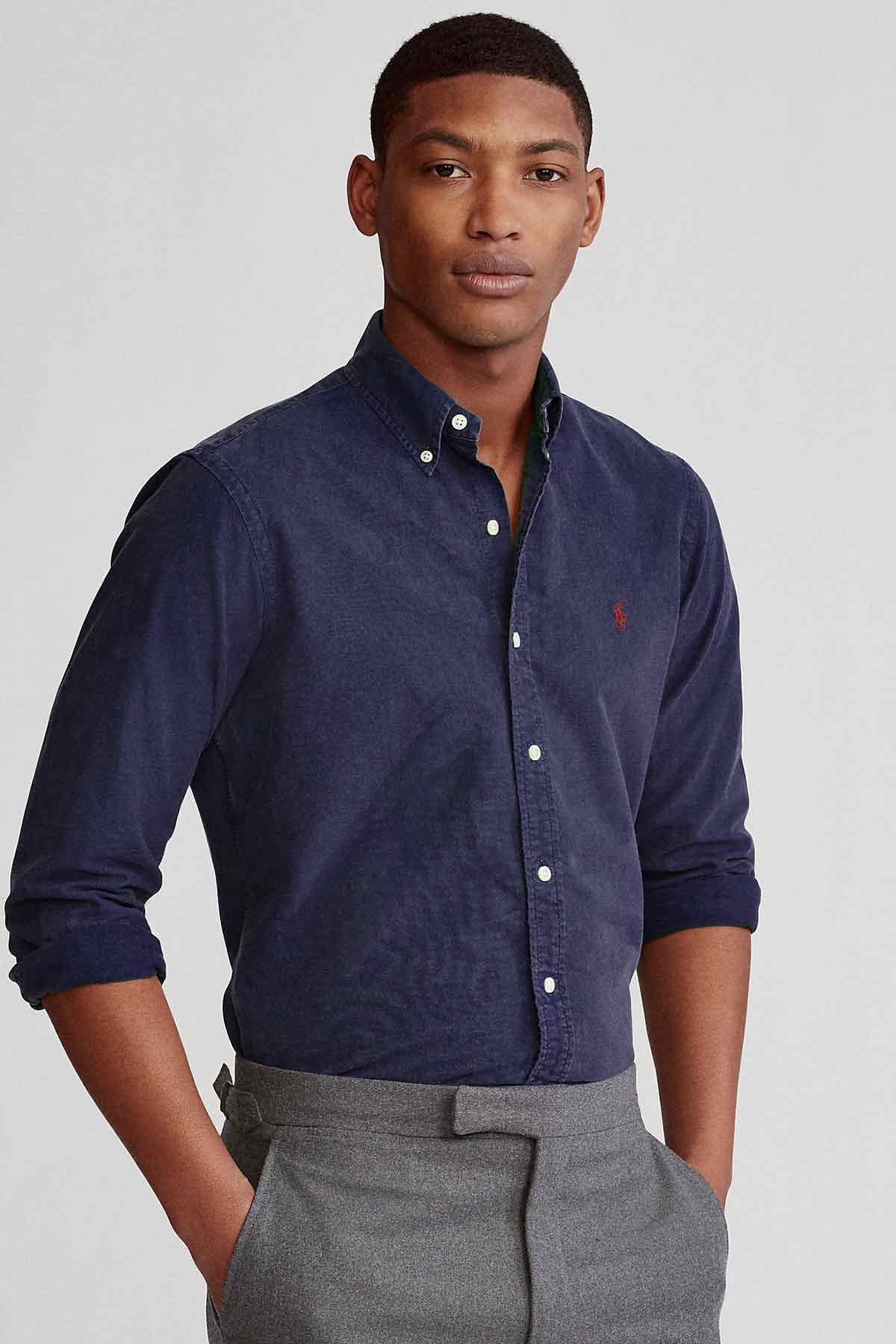 Polo Ralph Lauren Slim Fit Yıkamalı Oxford Gömlek-Libas Trendy Fashion Store