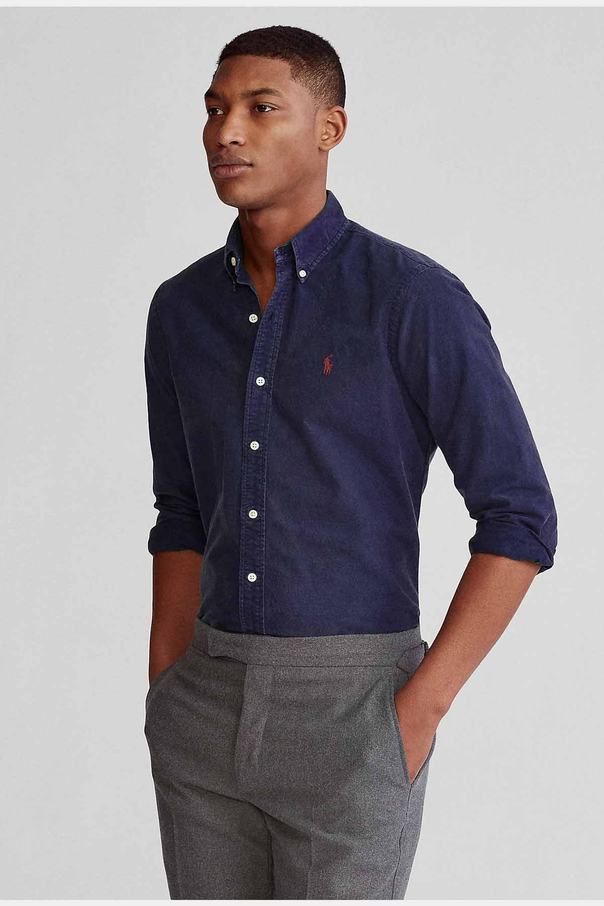 Polo Ralph Lauren Slim Fit Yıkamalı Oxford Gömlek-Libas Trendy Fashion Store