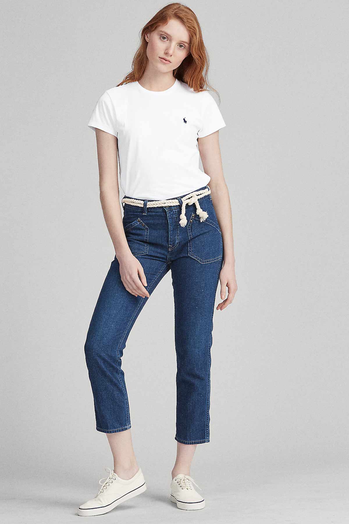 Polo Ralph Lauren Custom Fit Yuvarlak Yaka T-shirt-Libas Trendy Fashion Store