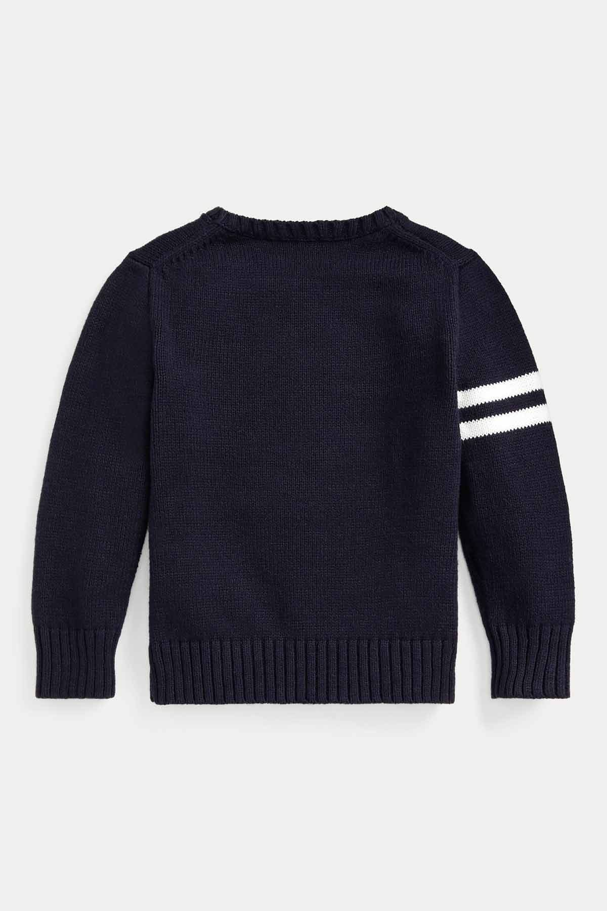 Polo Ralph Lauren 5-7 Yaş Unisex Çocuk Polo Bear Triko-Libas Trendy Fashion Store