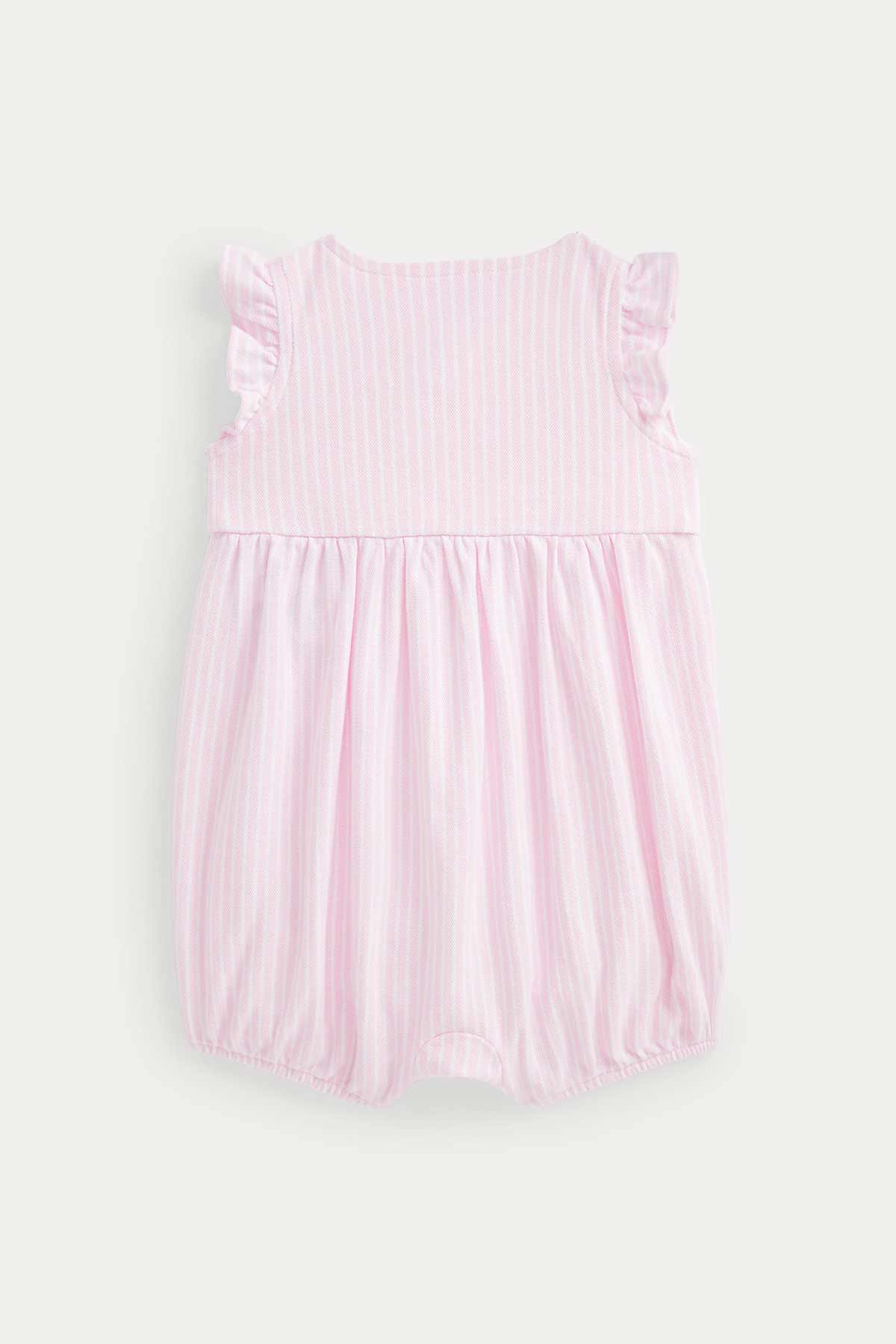 Polo Ralph Lauren 6-9 Ay Kız Bebek Knit Oxford Tulum-Libas Trendy Fashion Store
