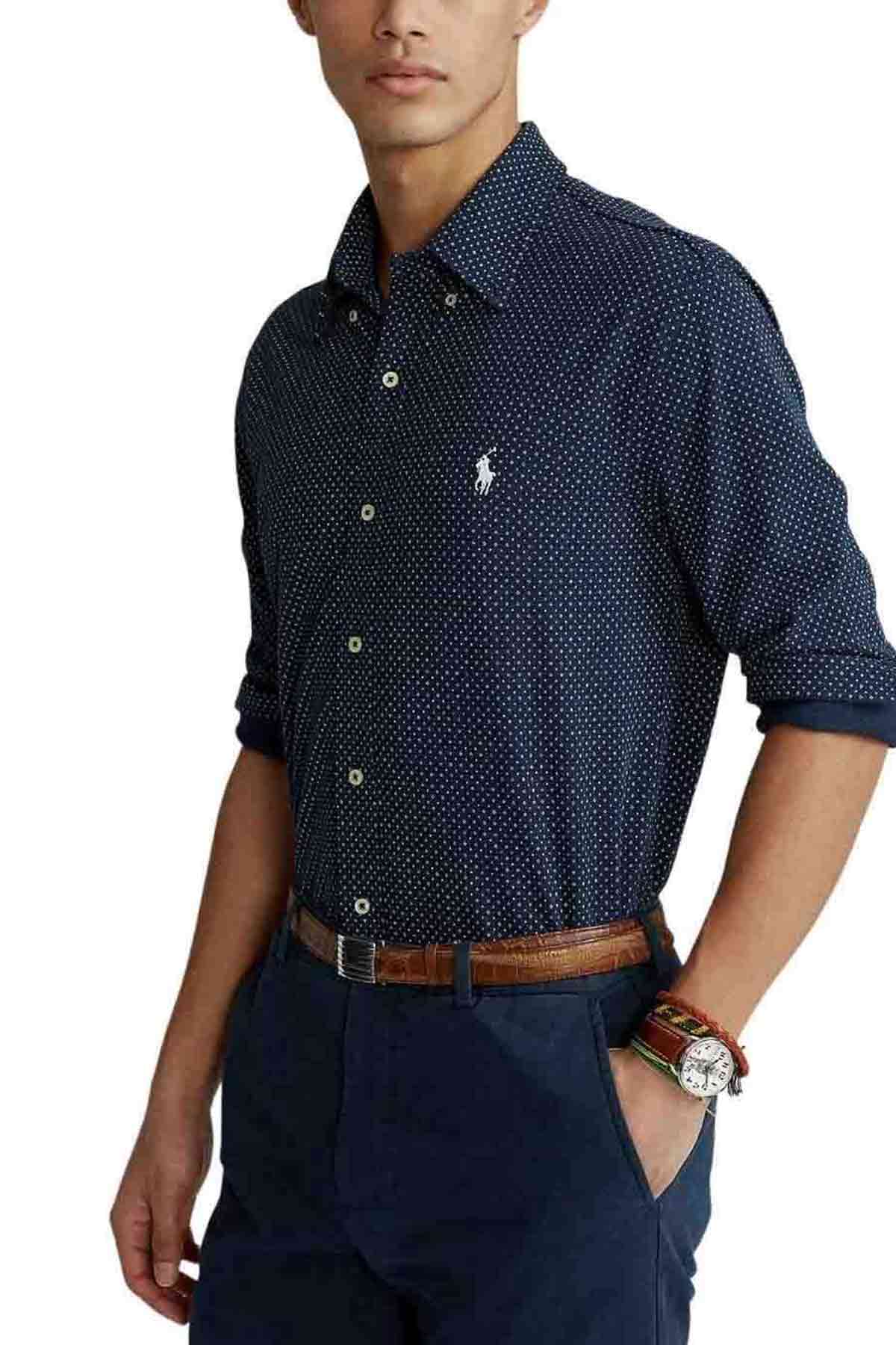 Polo Ralph Lauren Custom Fit Featherweight Mesh Gömlek-Libas Trendy Fashion Store