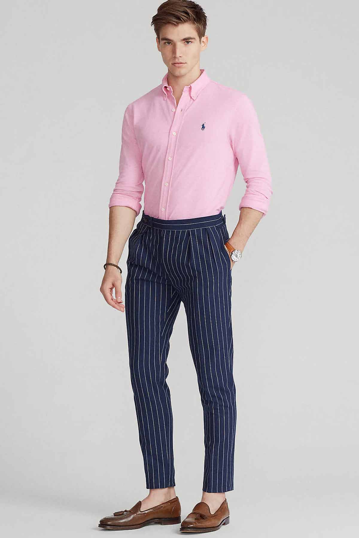 Polo Ralph Lauren Custom Fit Featherweight Mesh Gömlek-Libas Trendy Fashion Store