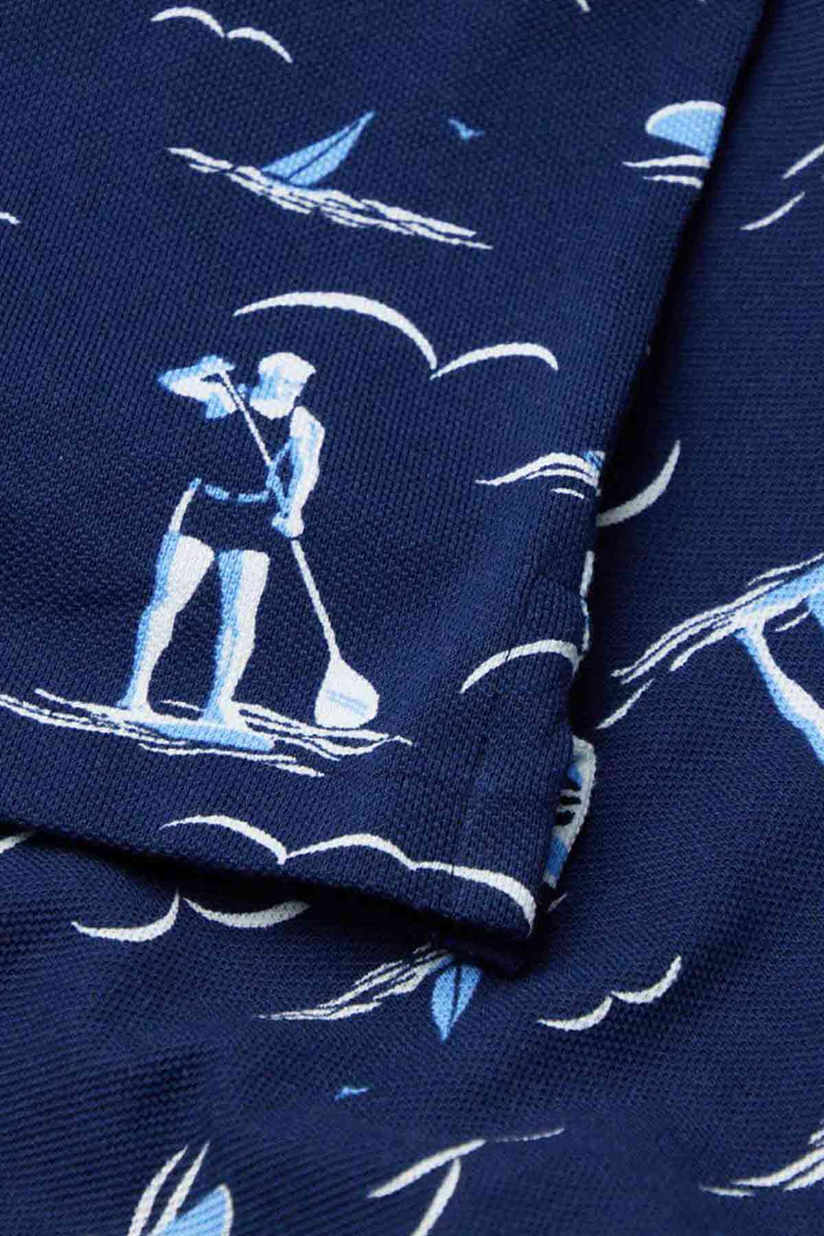 Polo Ralph Lauren Custom Slim Fit Marin Polo Yaka T-shirt-Libas Trendy Fashion Store