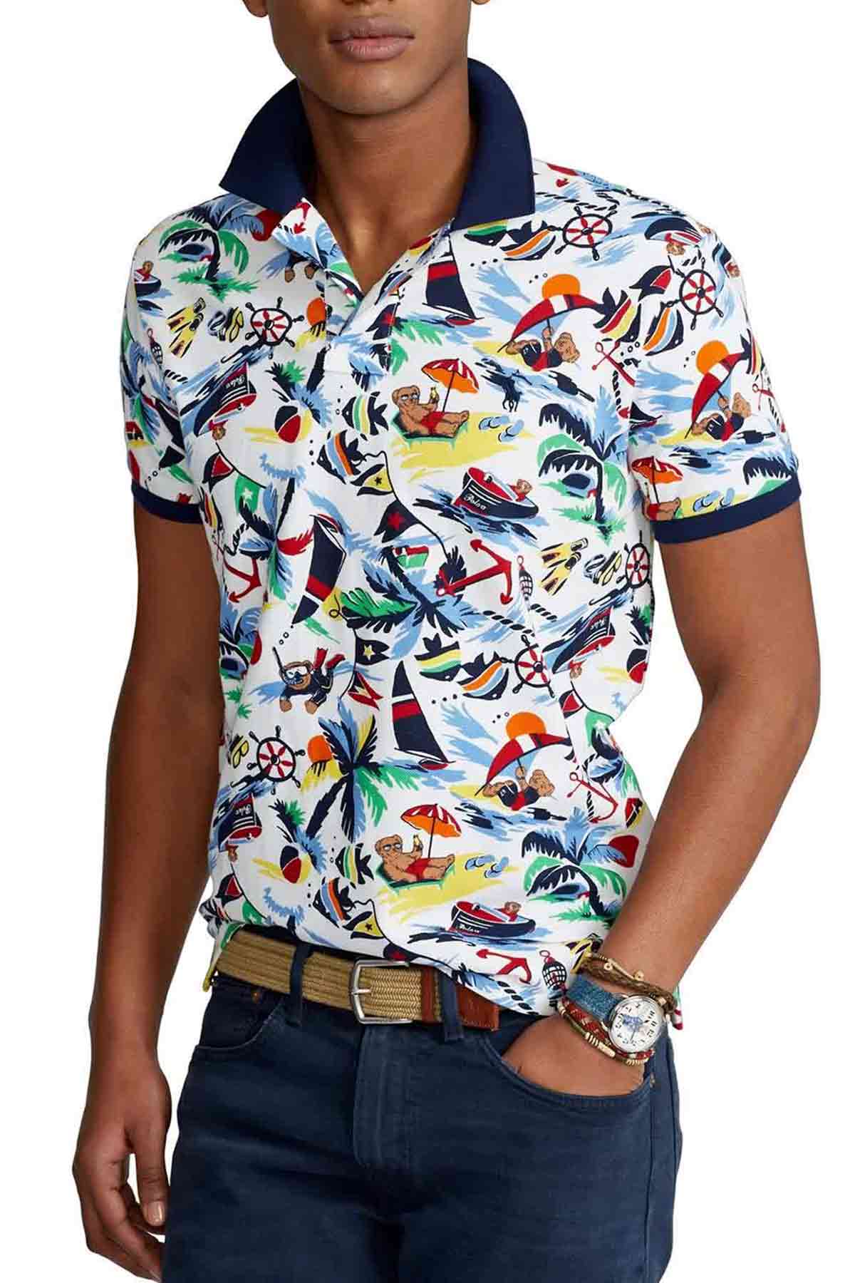 Polo Ralph Lauren Custom Slim Fit Polo Yaka T-shirt-Libas Trendy Fashion Store