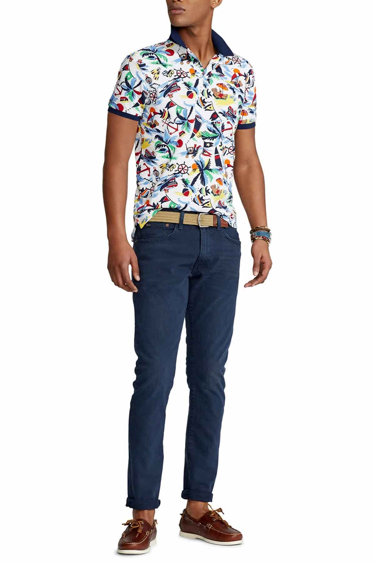 Polo Ralph Lauren Custom Slim Fit Polo Yaka T-shirt-Libas Trendy Fashion Store