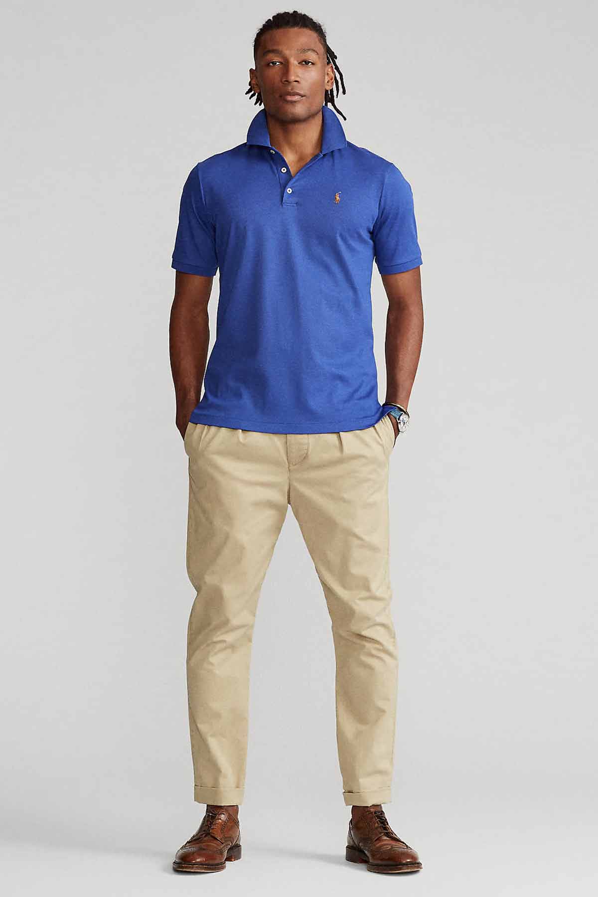 Polo Ralph Lauren Custom Slim Fit Polo Yaka T-shirt-Libas Trendy Fashion Store