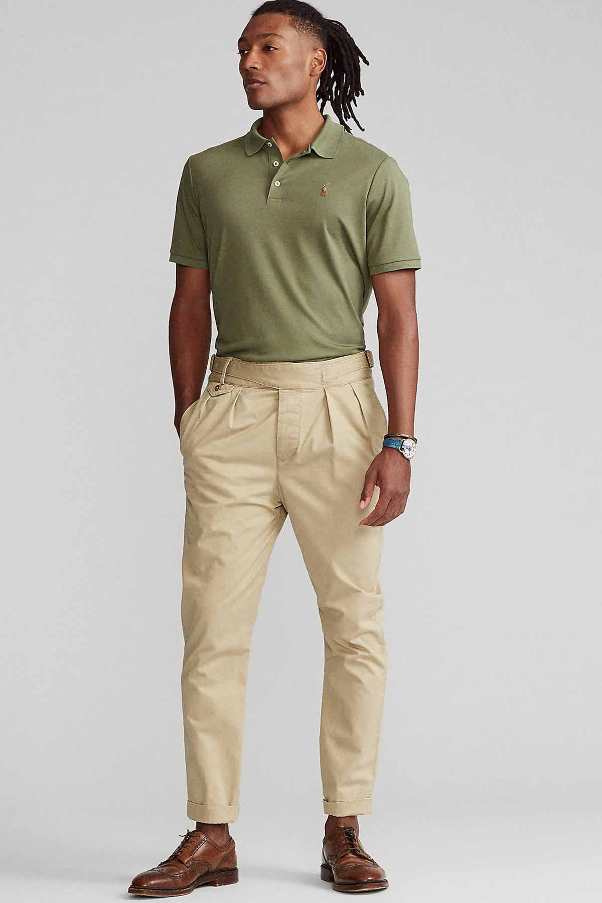 Polo Ralph Lauren Custom Slim Fit Polo Yaka T-shirt-Libas Trendy Fashion Store