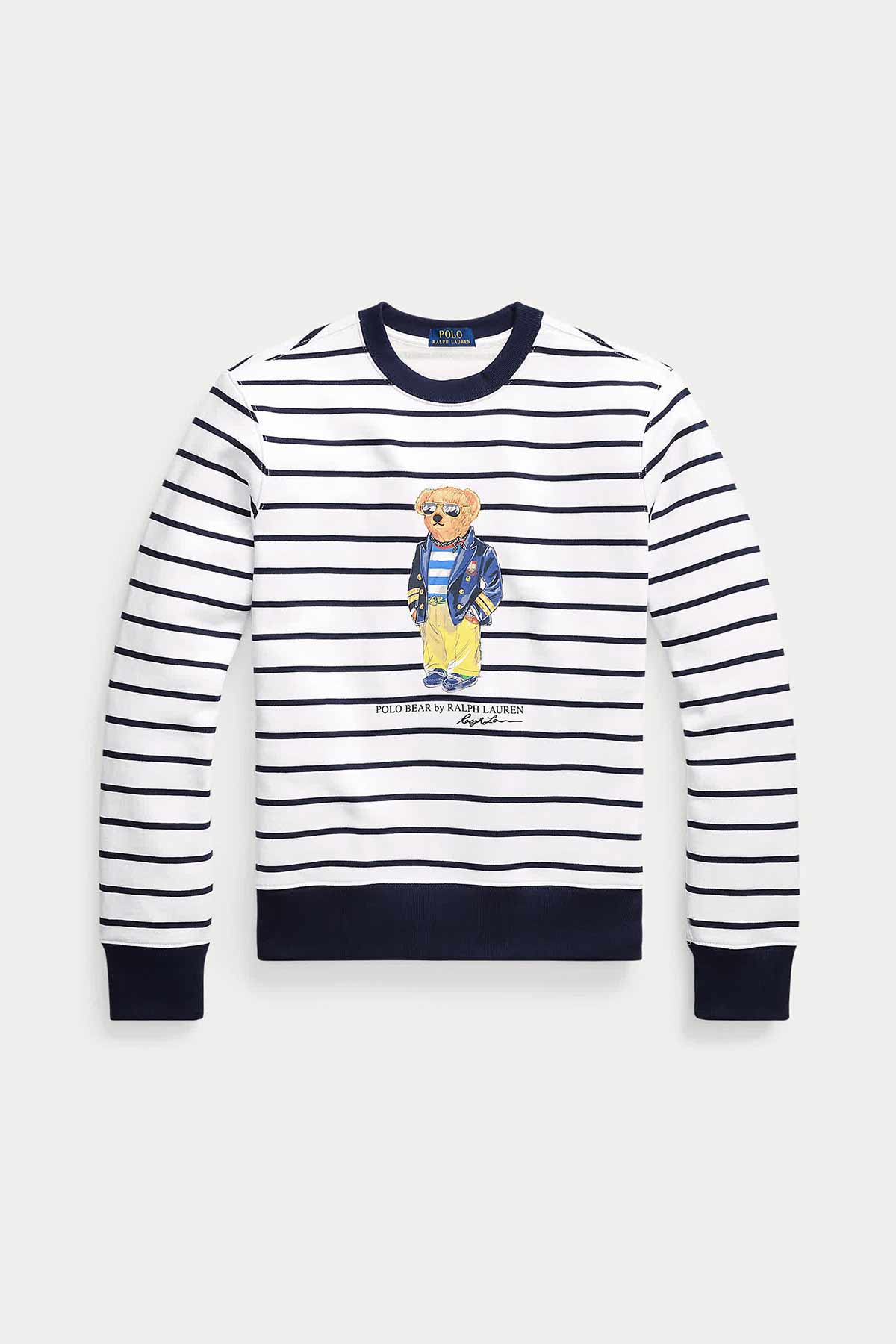 Polo Ralph Lauren Polo Bear Çizgili Sweatshirt-Libas Trendy Fashion Store