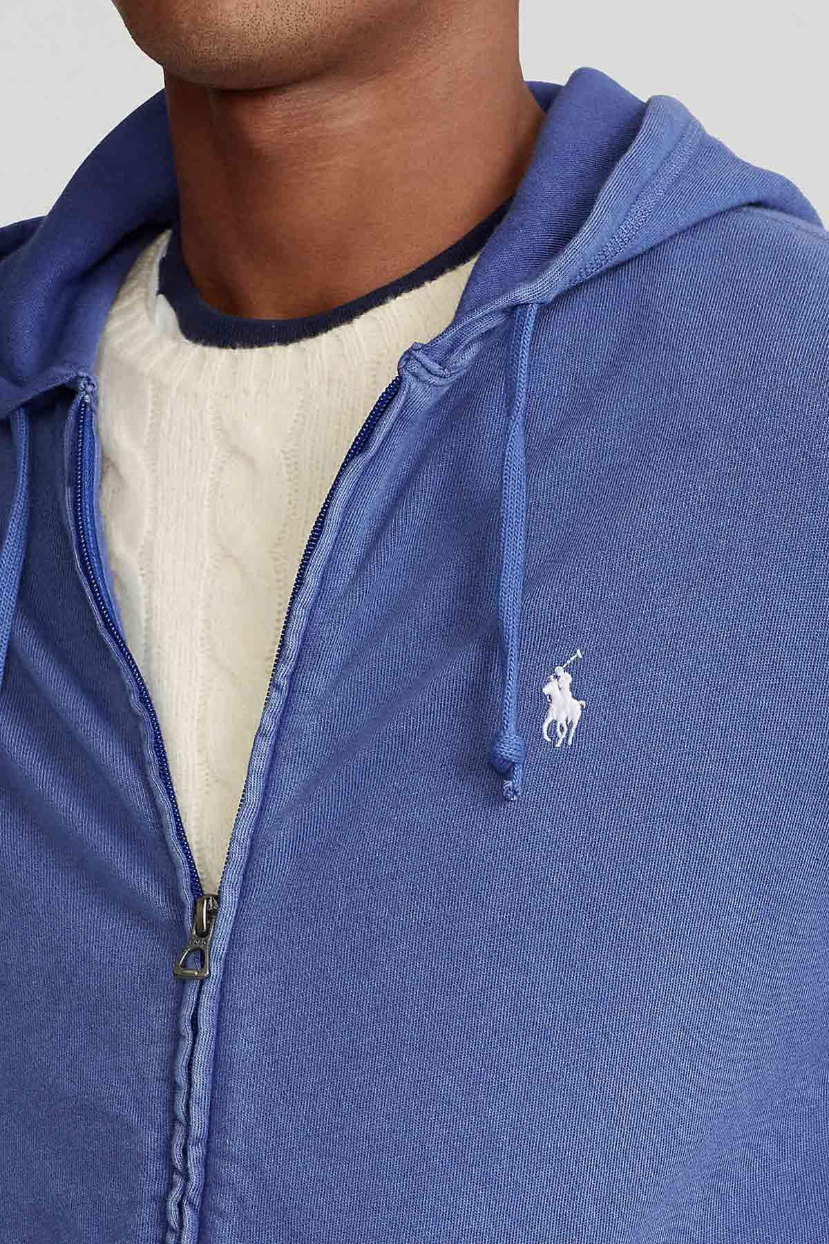 Polo Ralph Lauren Fermuarlı Kapüşonlu Sweatshirt Ceket-Libas Trendy Fashion Store