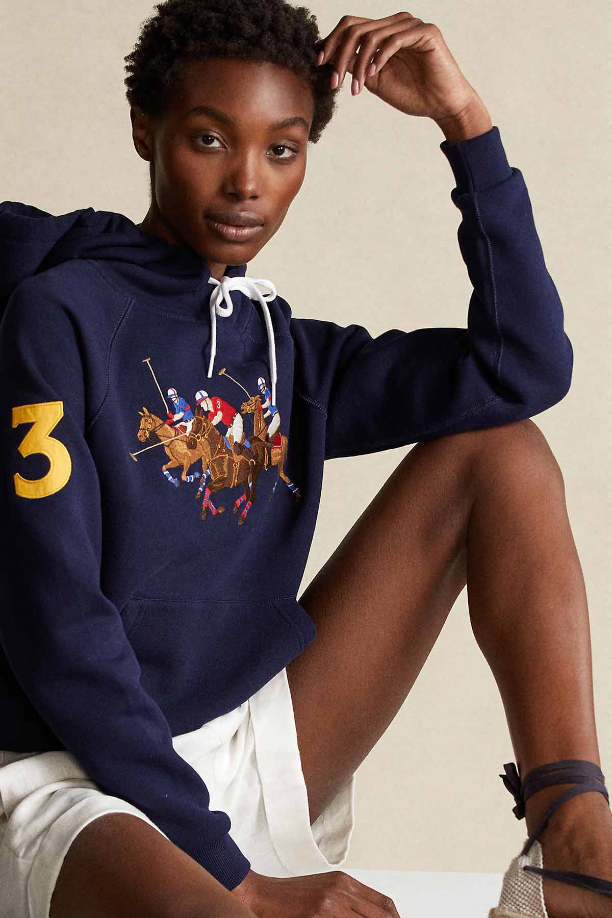 Polo Ralph Lauren Custom Fit Triple Pony Sweatshirt-Libas Trendy Fashion Store