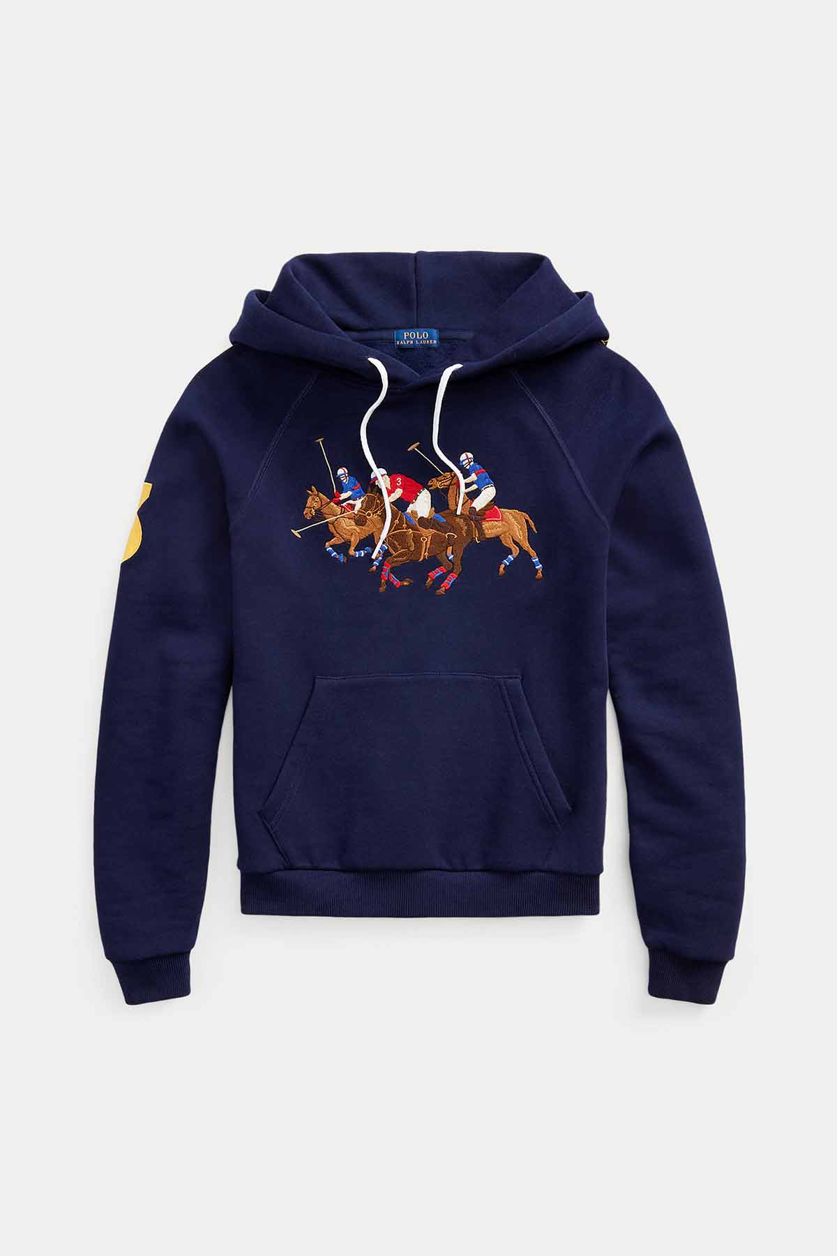 Polo Ralph Lauren Custom Fit Triple Pony Sweatshirt-Libas Trendy Fashion Store