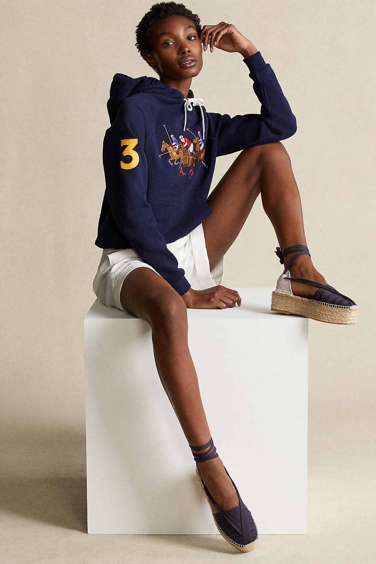 Polo Ralph Lauren Custom Fit Triple Pony Sweatshirt-Libas Trendy Fashion Store