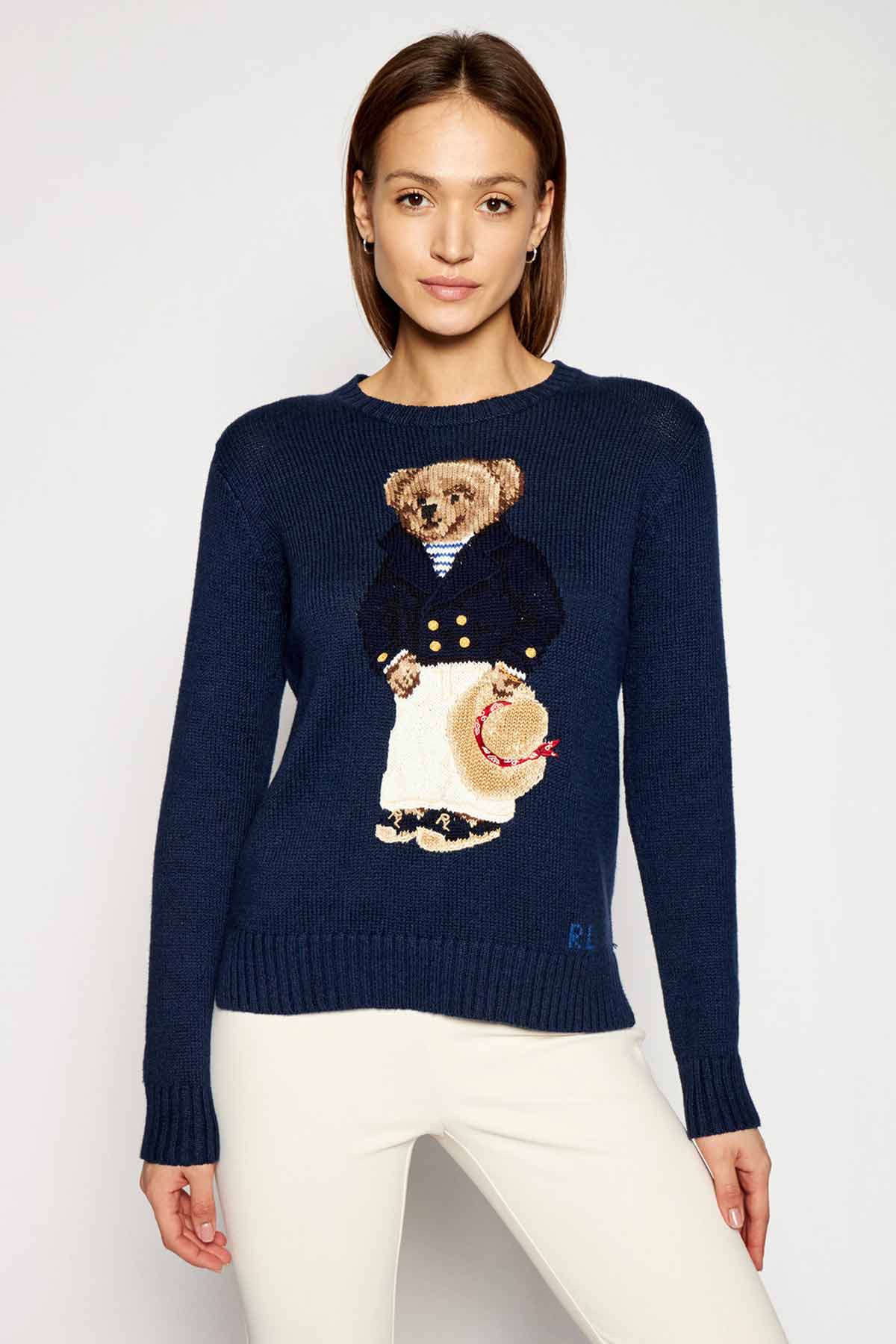 Polo Ralph Lauren Yuvarlak Yaka Polo Bear Triko-Libas Trendy Fashion Store